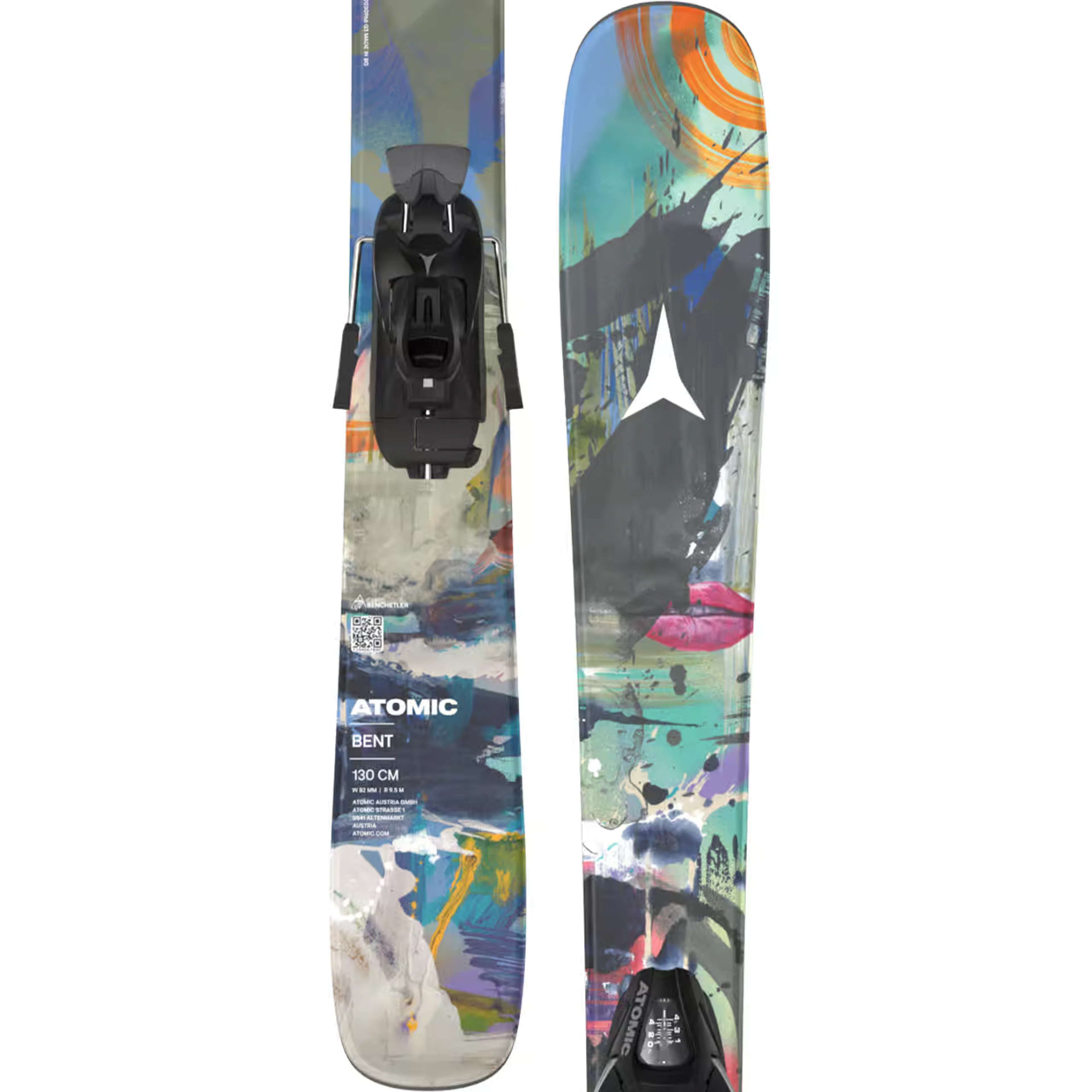 Горные лыжи Atomic Bent I + C5 GW, детские