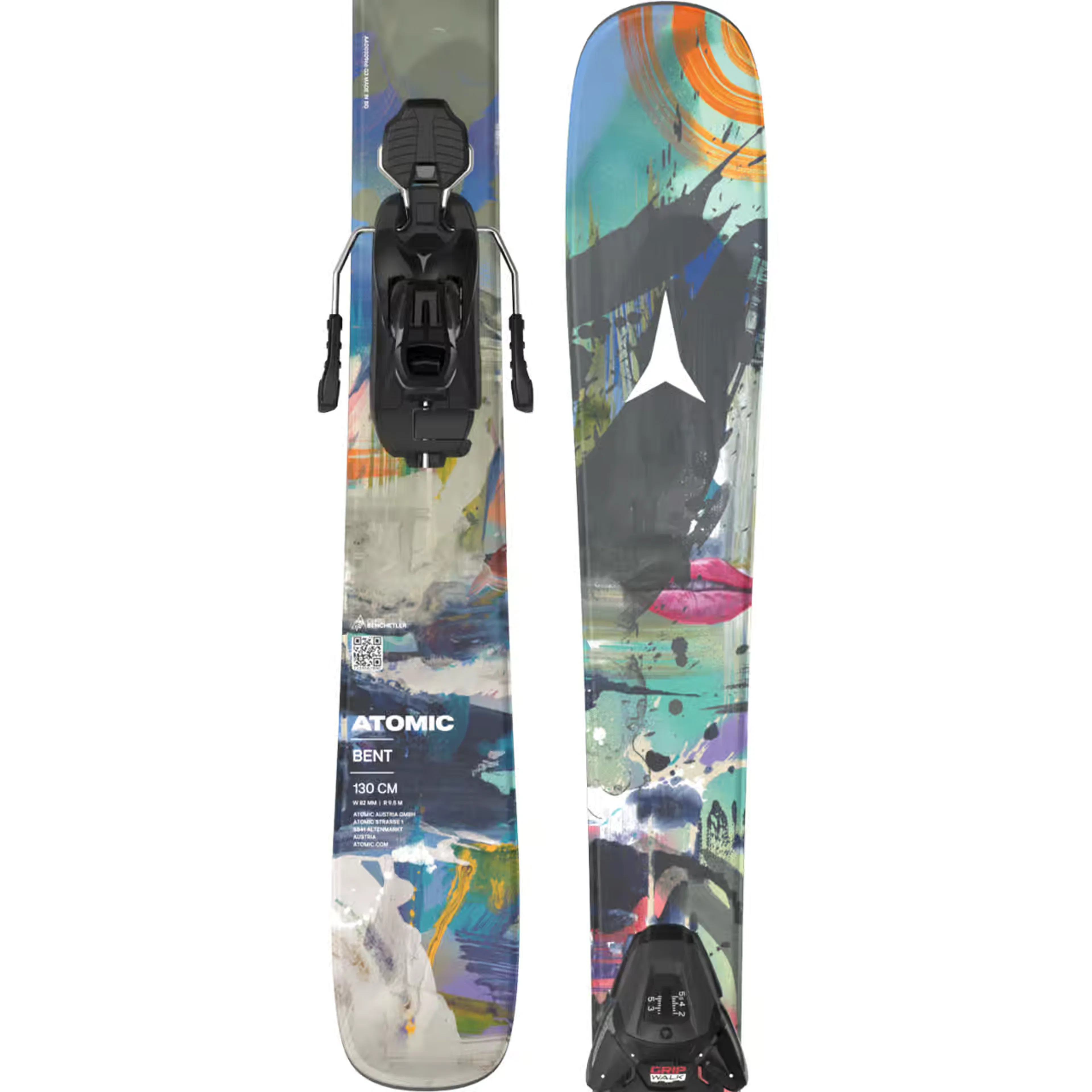 Горные лыжи Atomic Bent II + L6 GW, детские