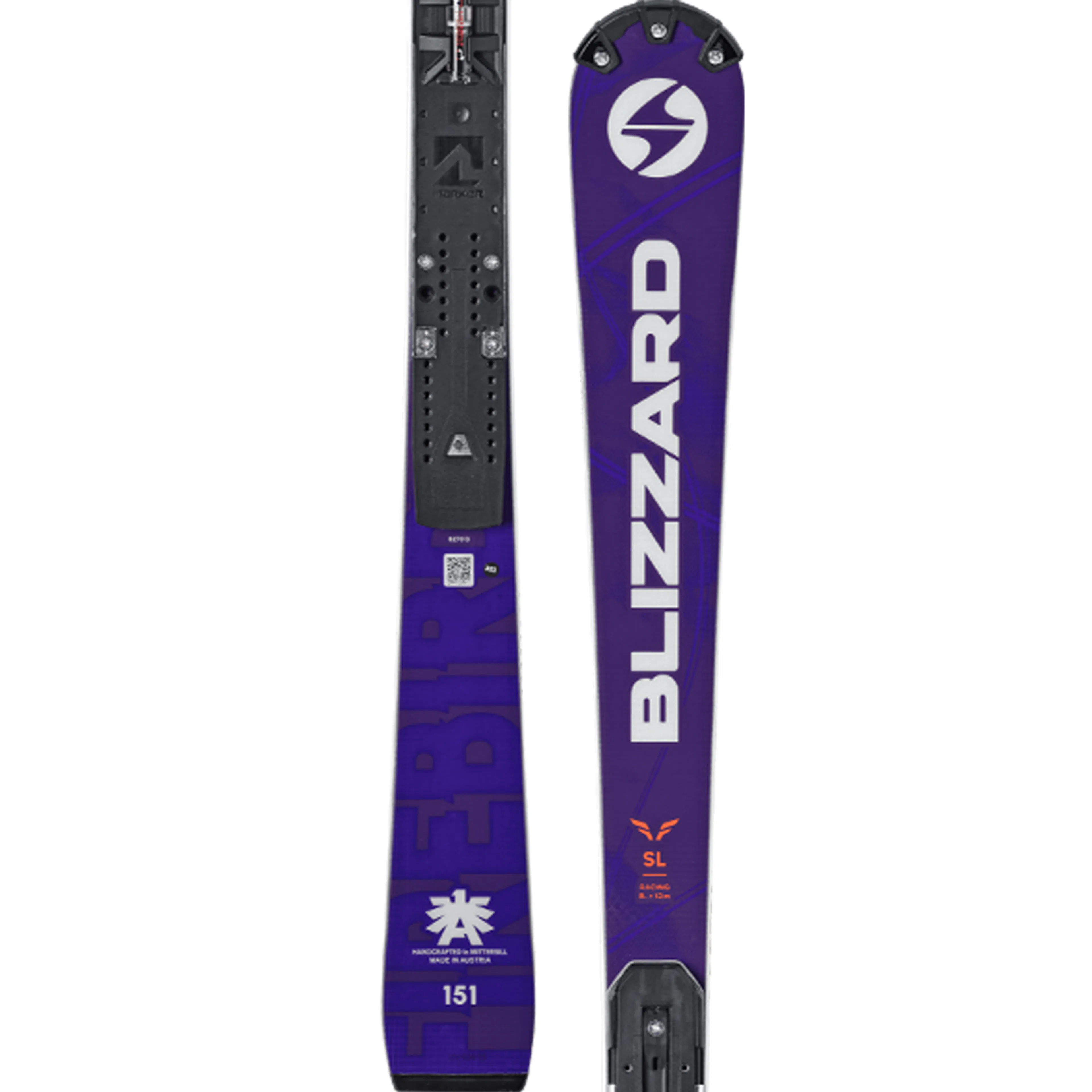 Горные лыжи Blizzard Firebird SL FIS U16 U14, фиолетовый