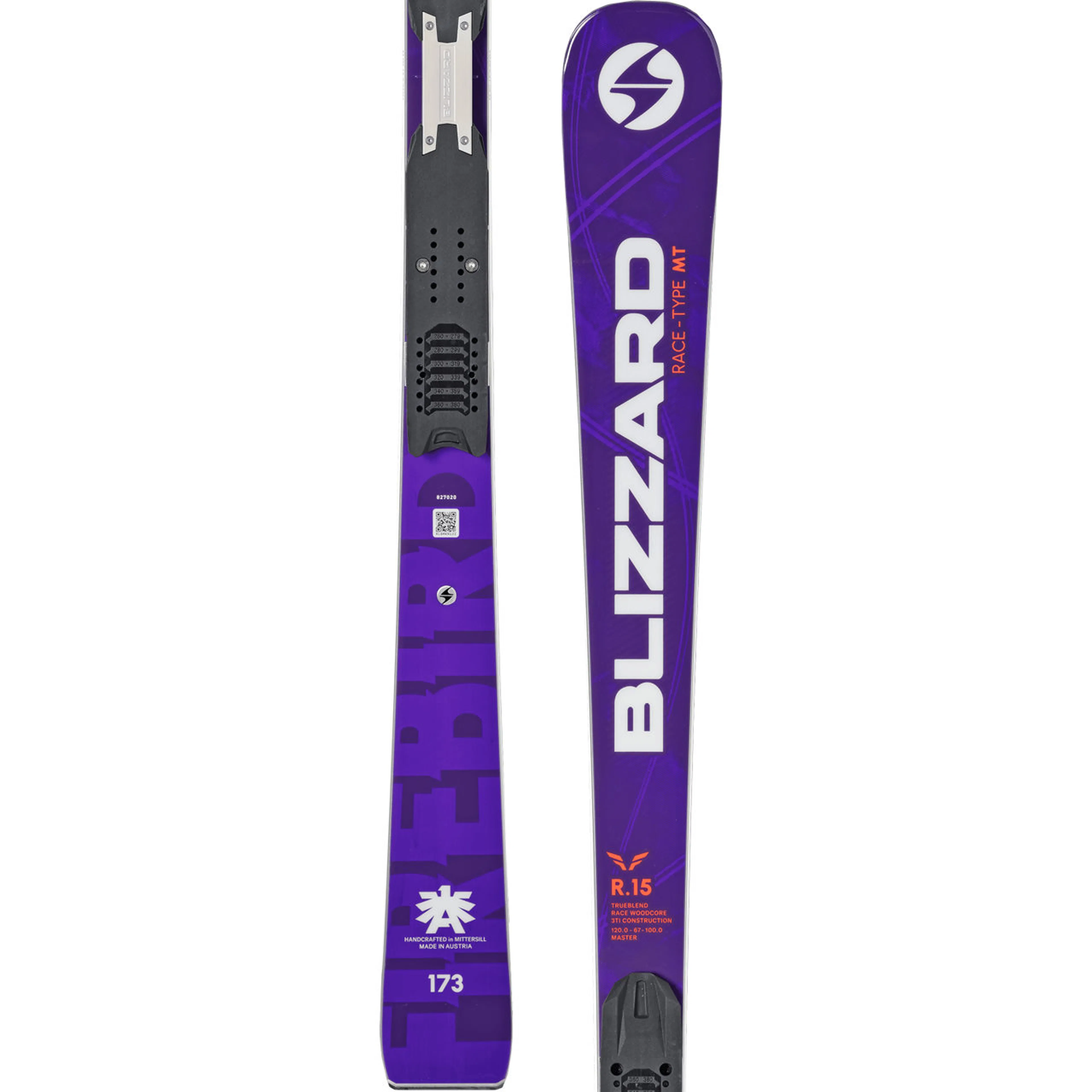 Горные лыжи Blizzard Firebird Race Type MT RacePlate, фиолетовый