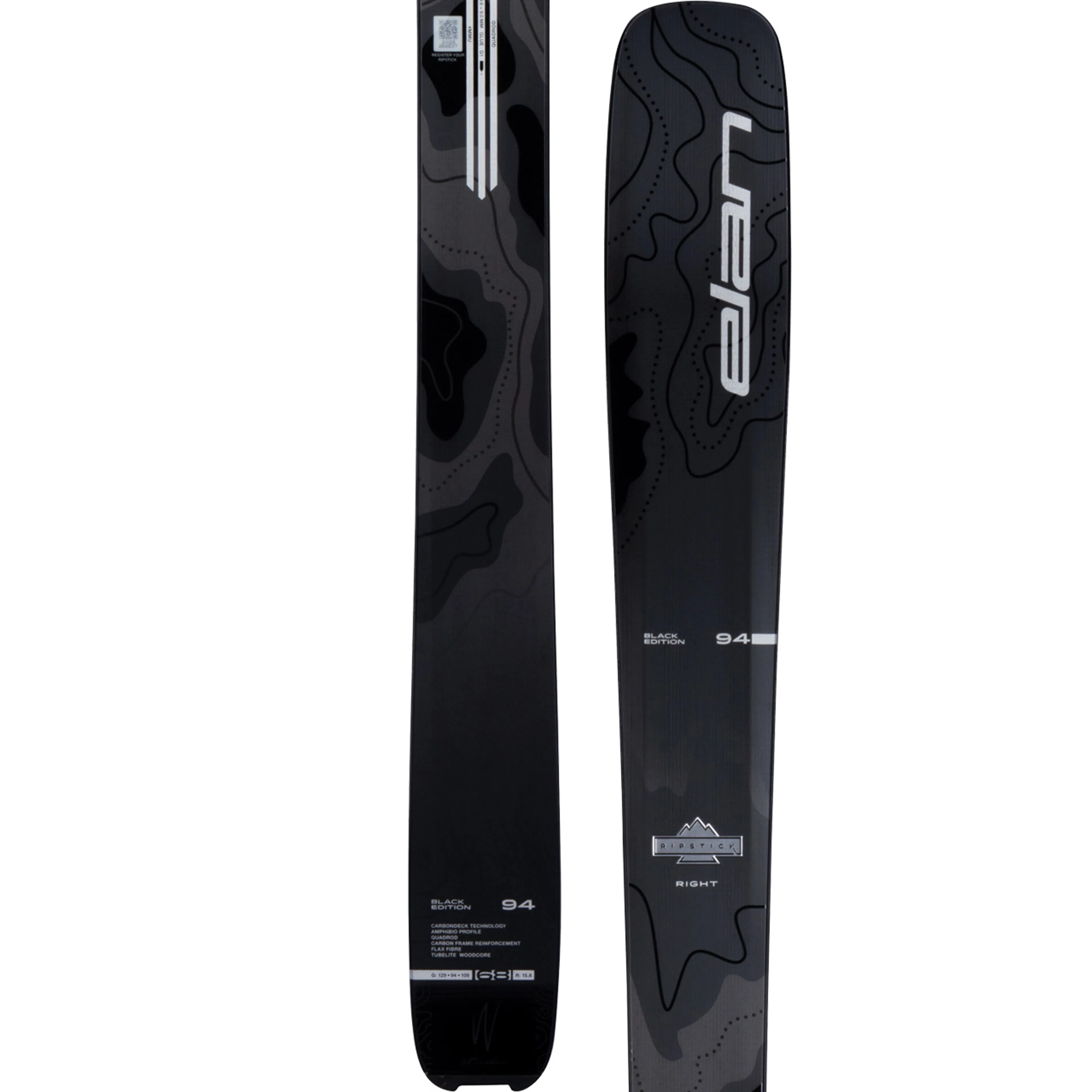 Горные лыжи Elan Ripstick 94 W Edition, чёрный