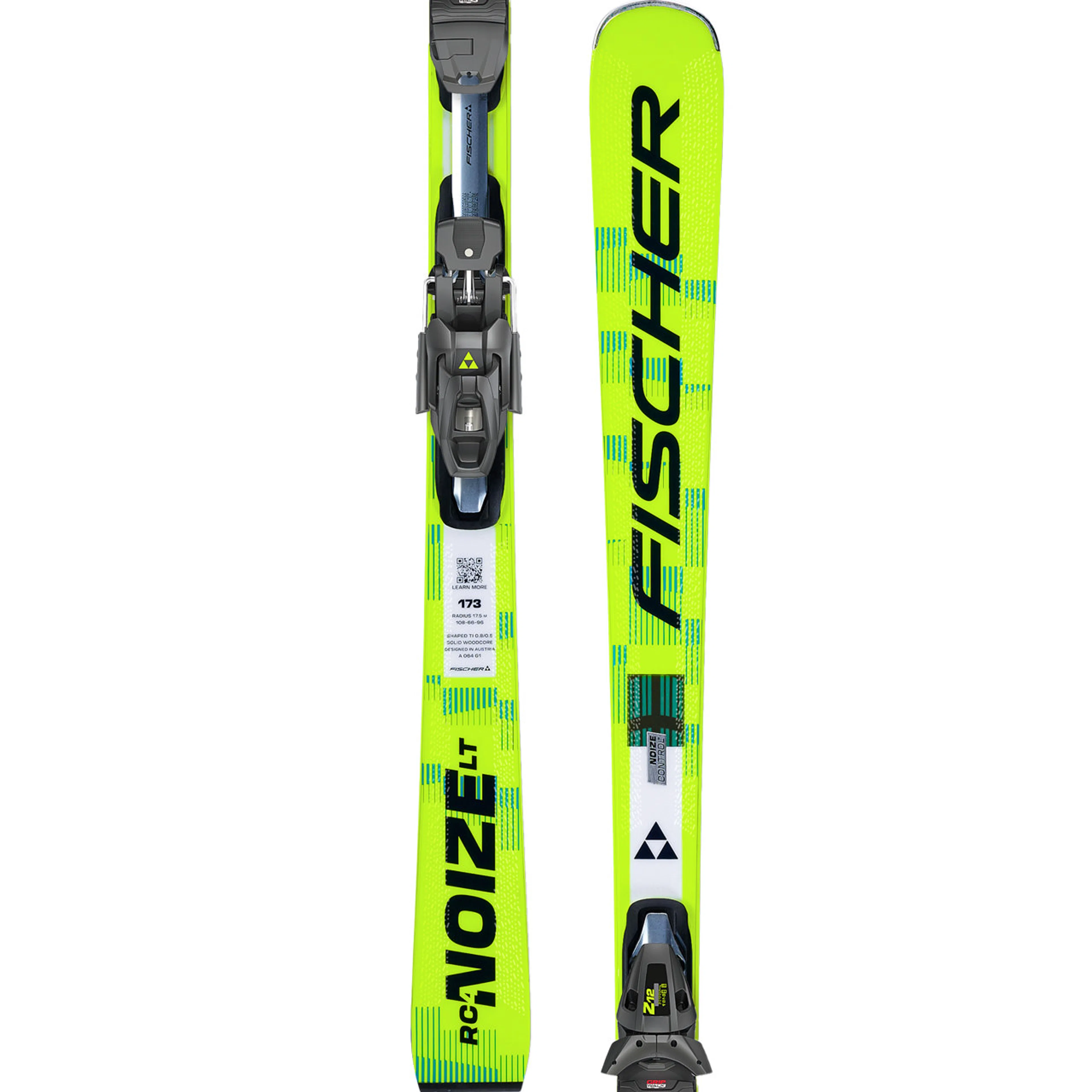 Горные лыжи Fischer RC4 NOIZE LT Superflex, жёлтый