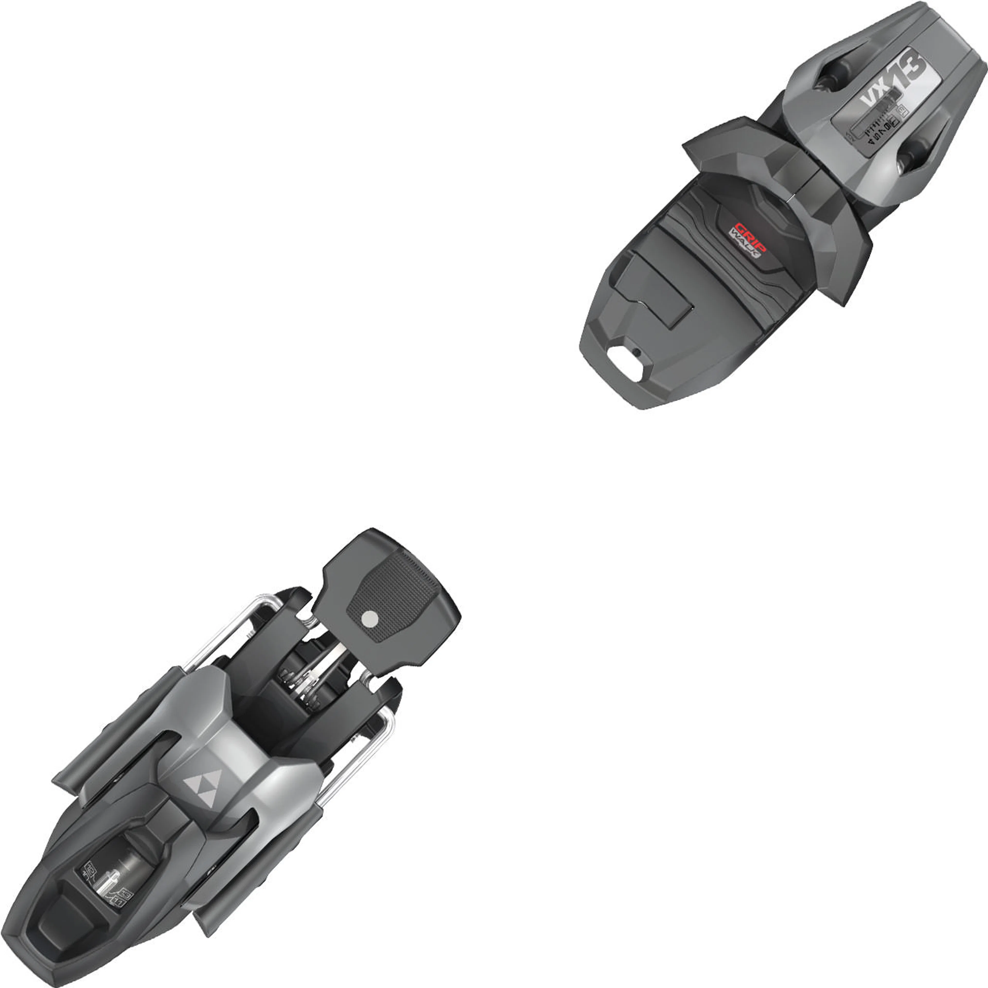 Крепления Fischer VX 13 GW PR metallic, тёмный, серый