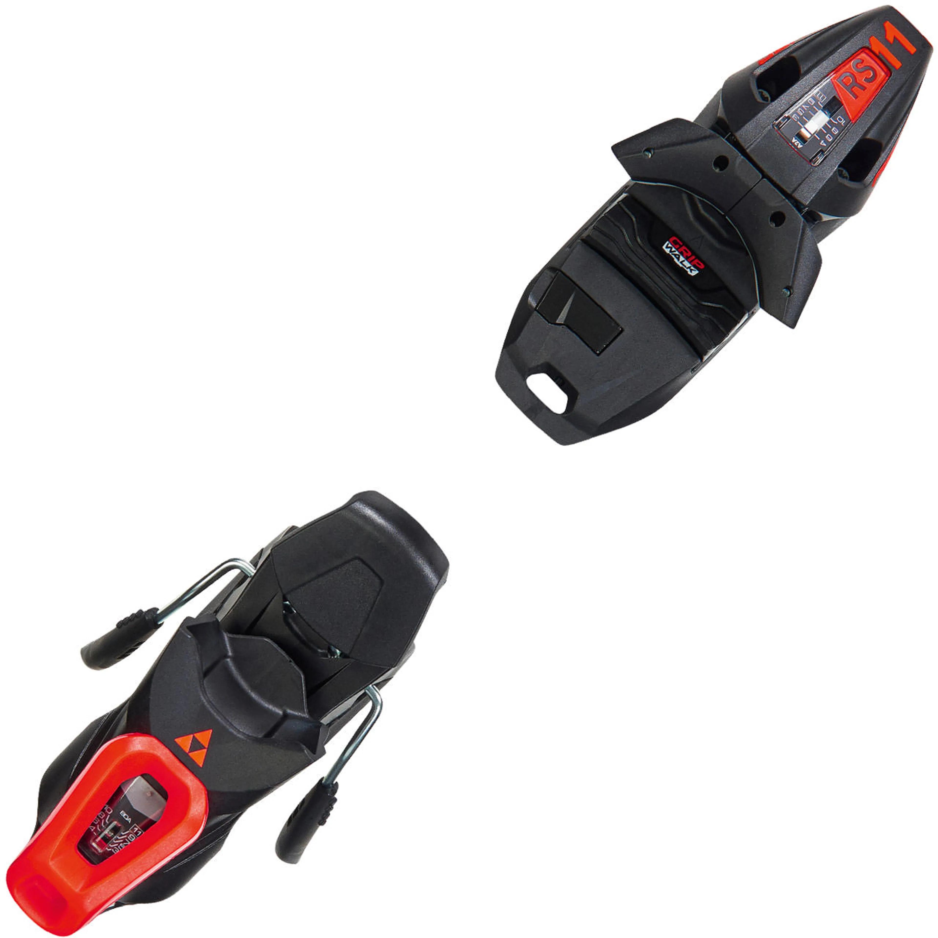 Крепления Fischer RS 11 GW PR solid flash, чёрный, красный