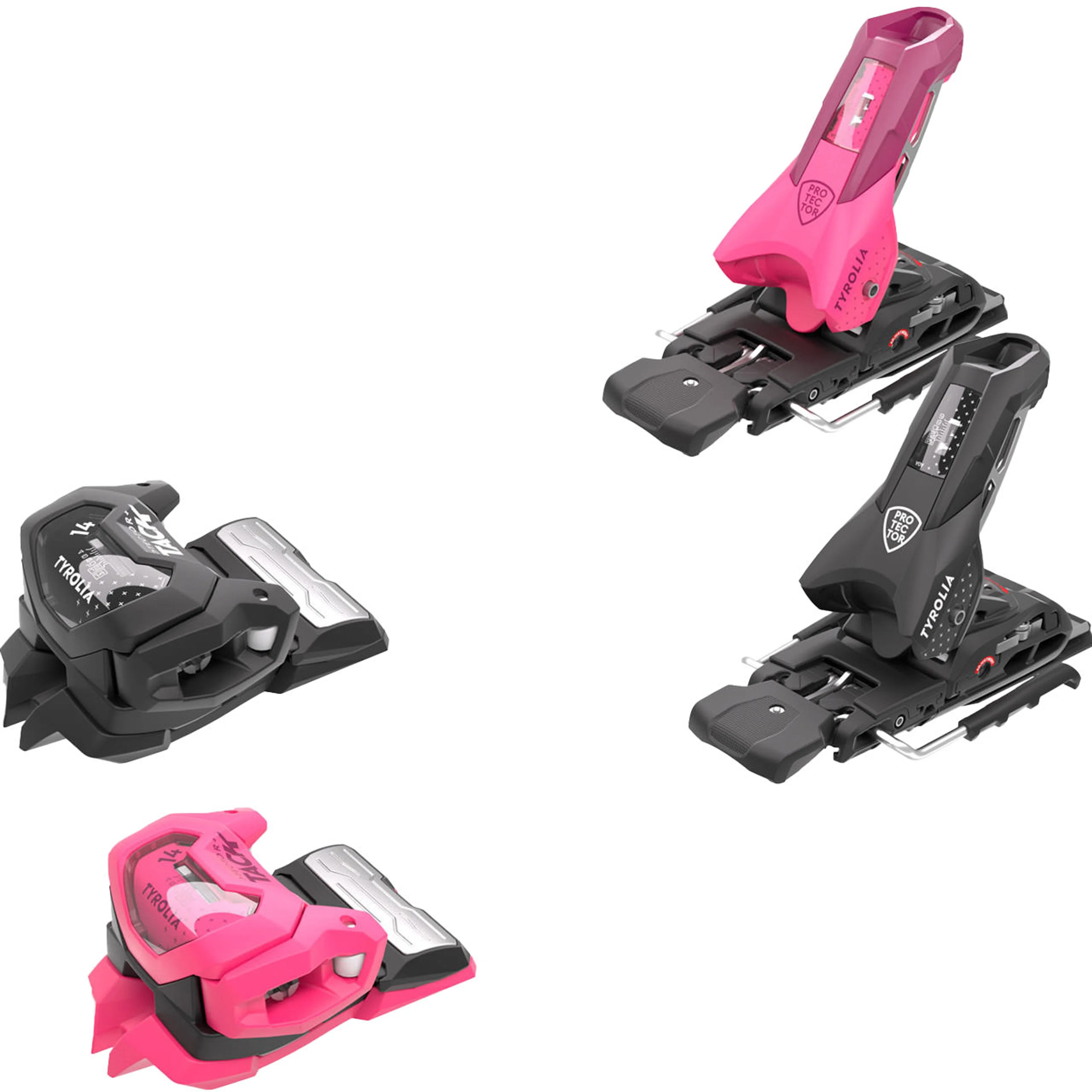Защита Tyrolia Protector+ Attack 14 GW Edition, розовый, чёрный