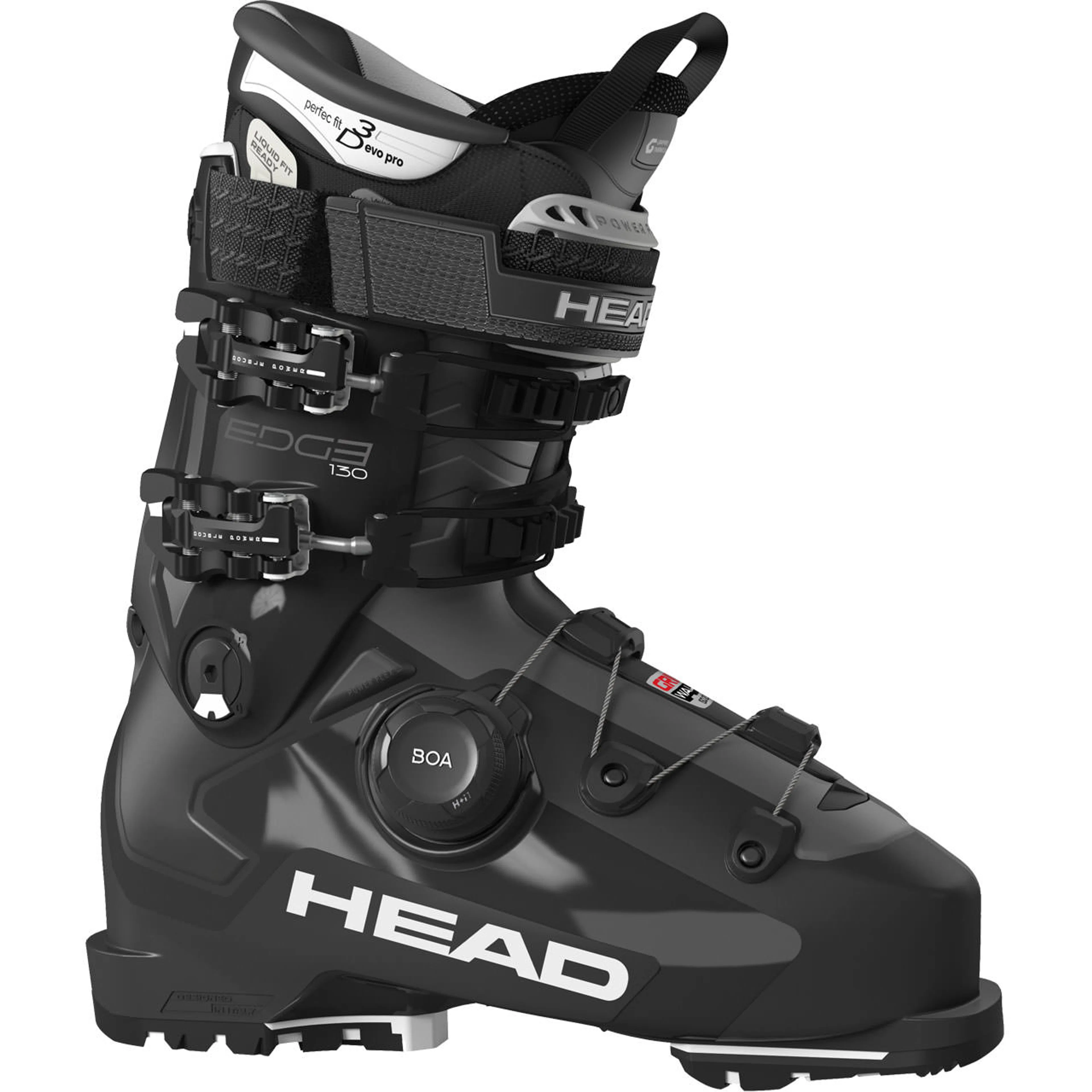Горнолыжные ботинки Head Edge 130 HV GW BOA, чёрный, белый