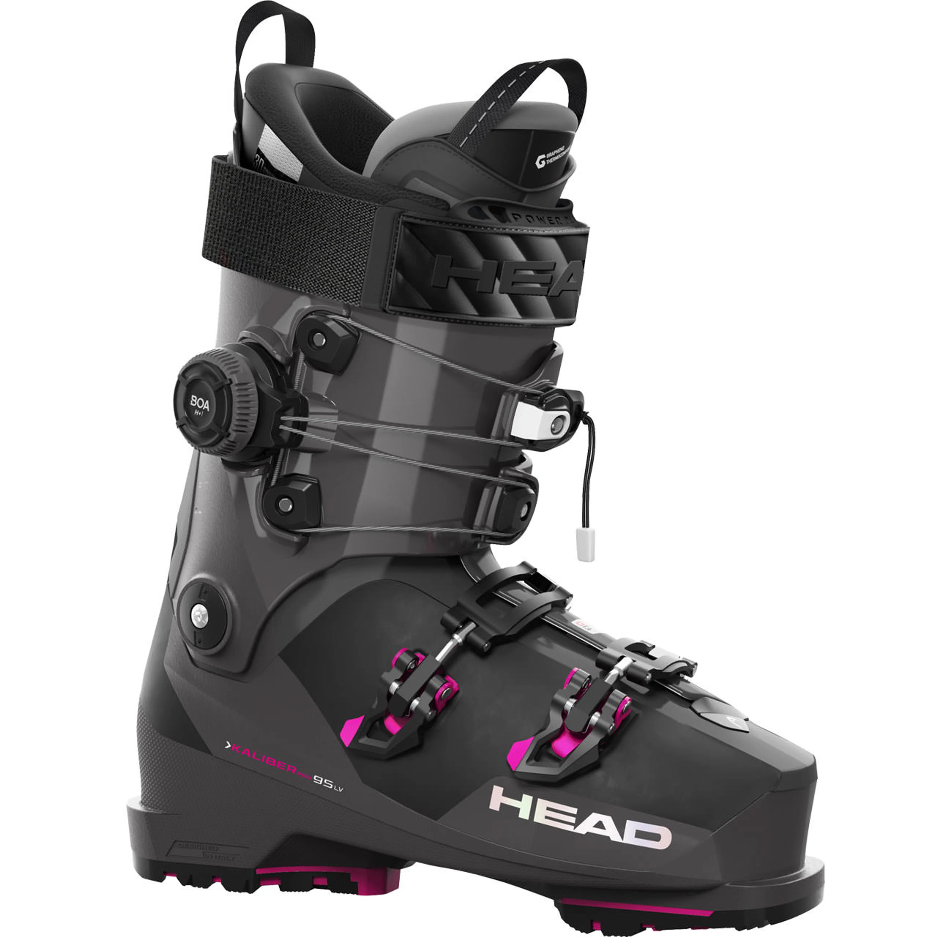 Горнолыжные ботинки Head Kaliber Pro 95 W LV GW BOA fucsia, антрацит