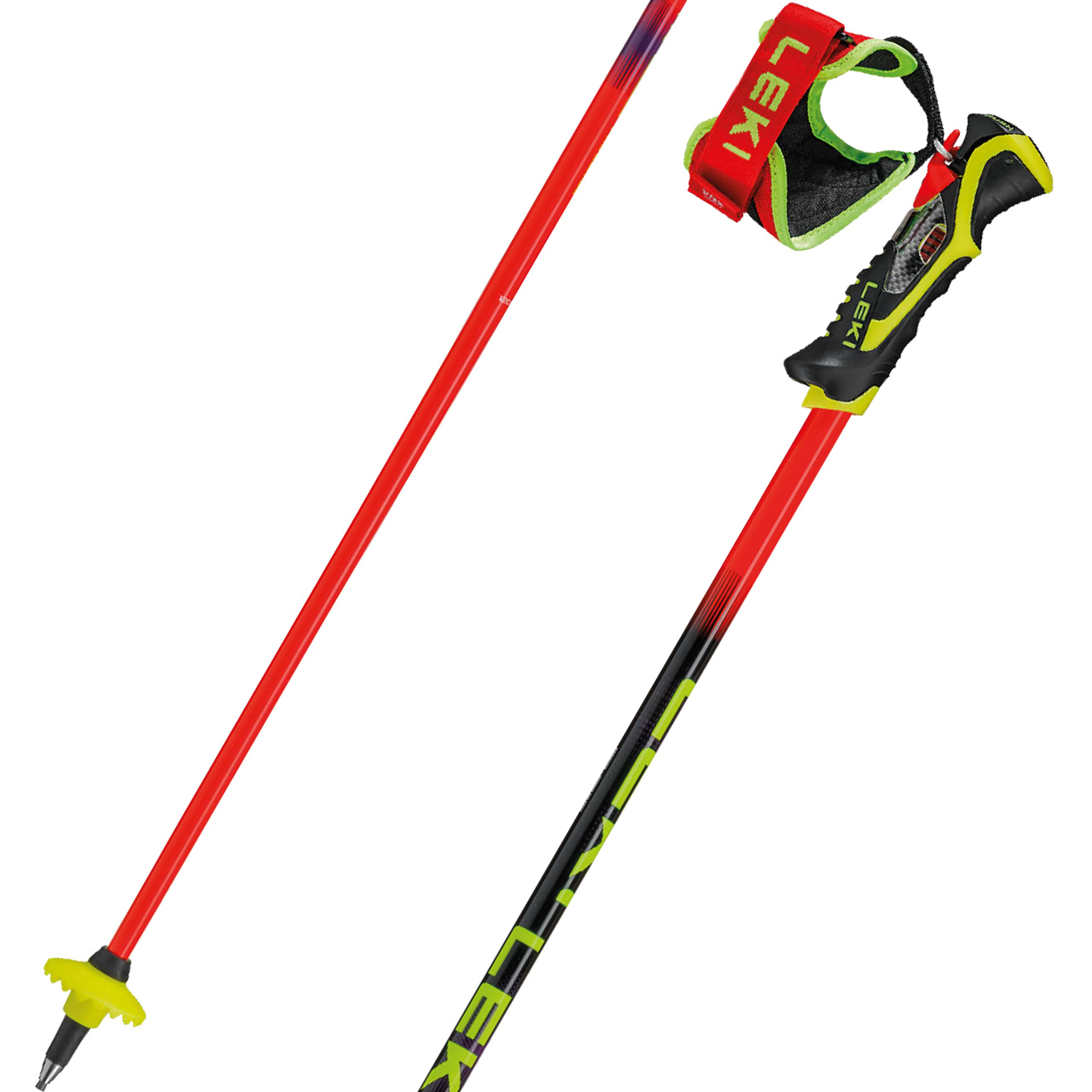 Лыжные палки Leki Venom SL TR bright violet neonyellow, красный