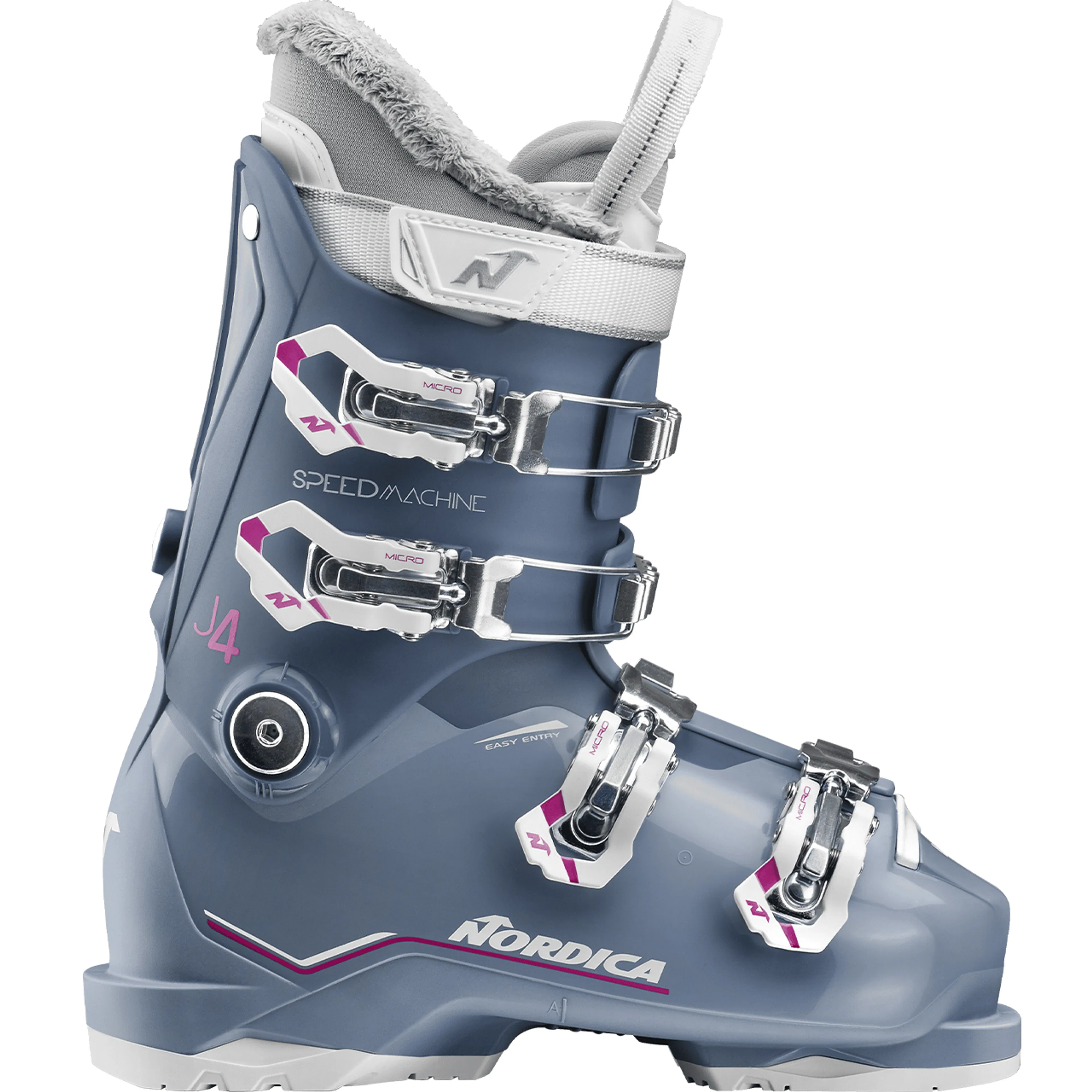 Горнолыжные ботинки Nordica Speedmachine J 4 girl lightblue fucsia, синий