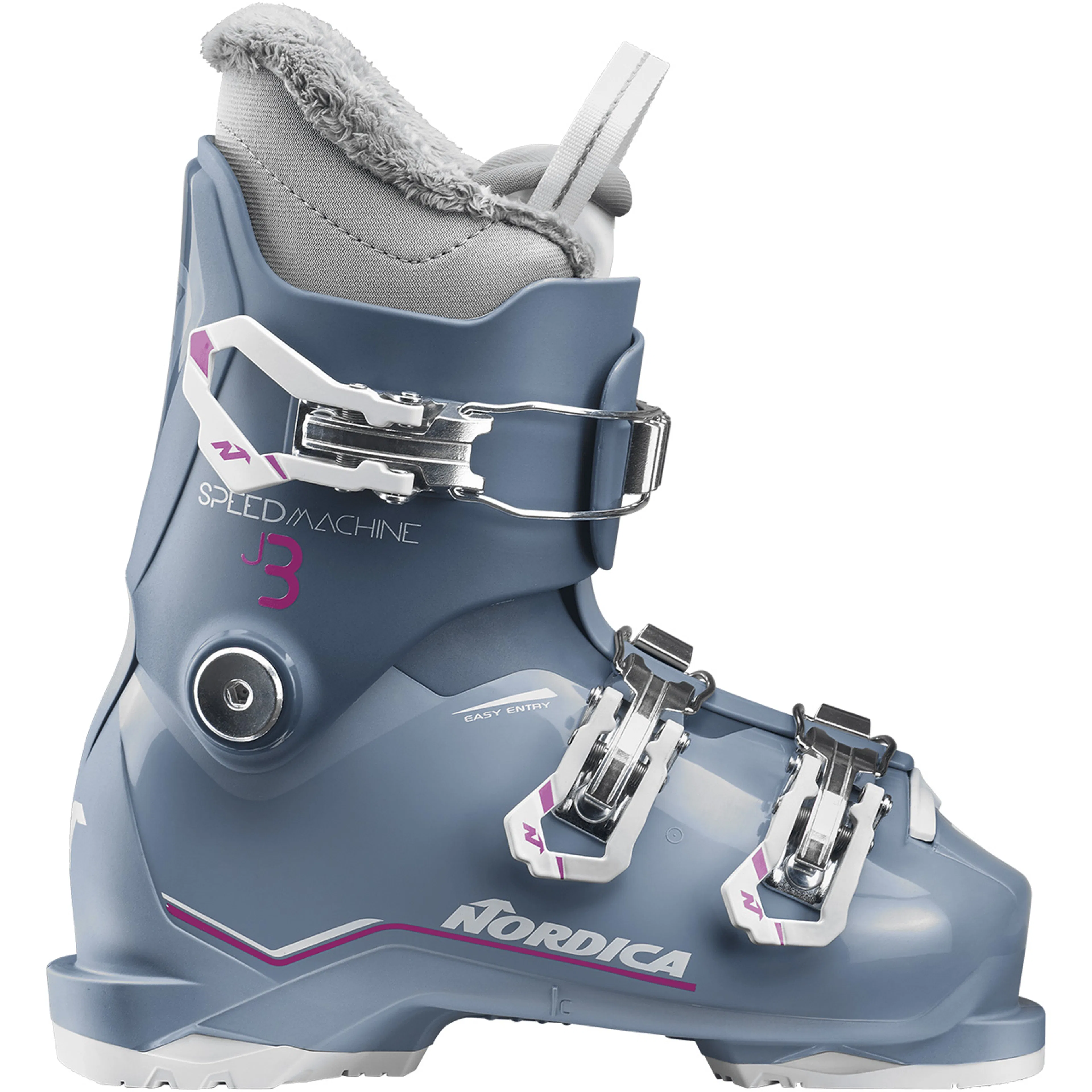 Горнолыжные ботинки Nordica Speedmachine J 3 girl lightblue fucsia, синий
