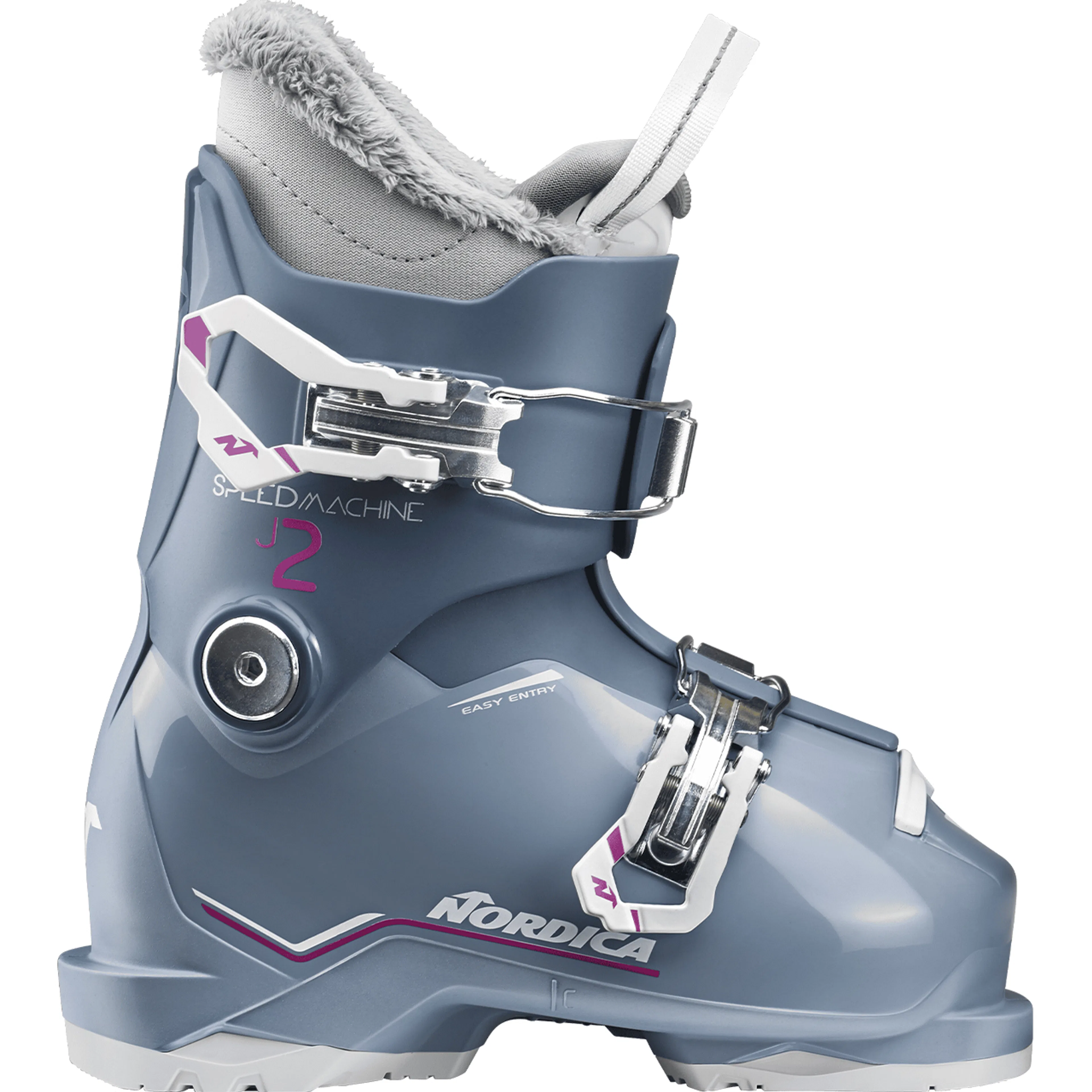 Горнолыжные ботинки Nordica Speedmachine J 2 girl lightblue fucsia, синий