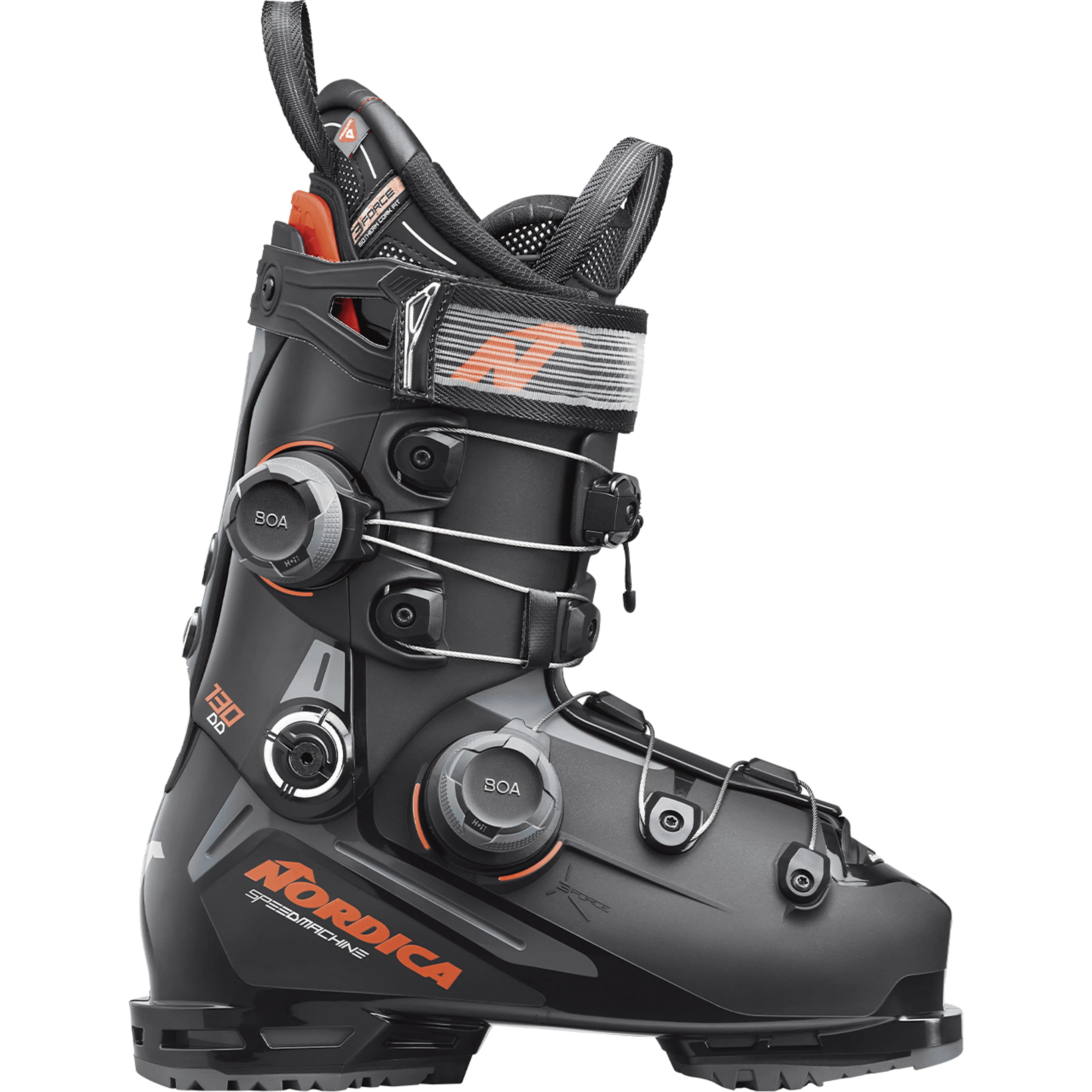 Горнолыжные ботинки Nordica Speedmachine 3 130 BOA DD GW anthrazit, чёрный, красный