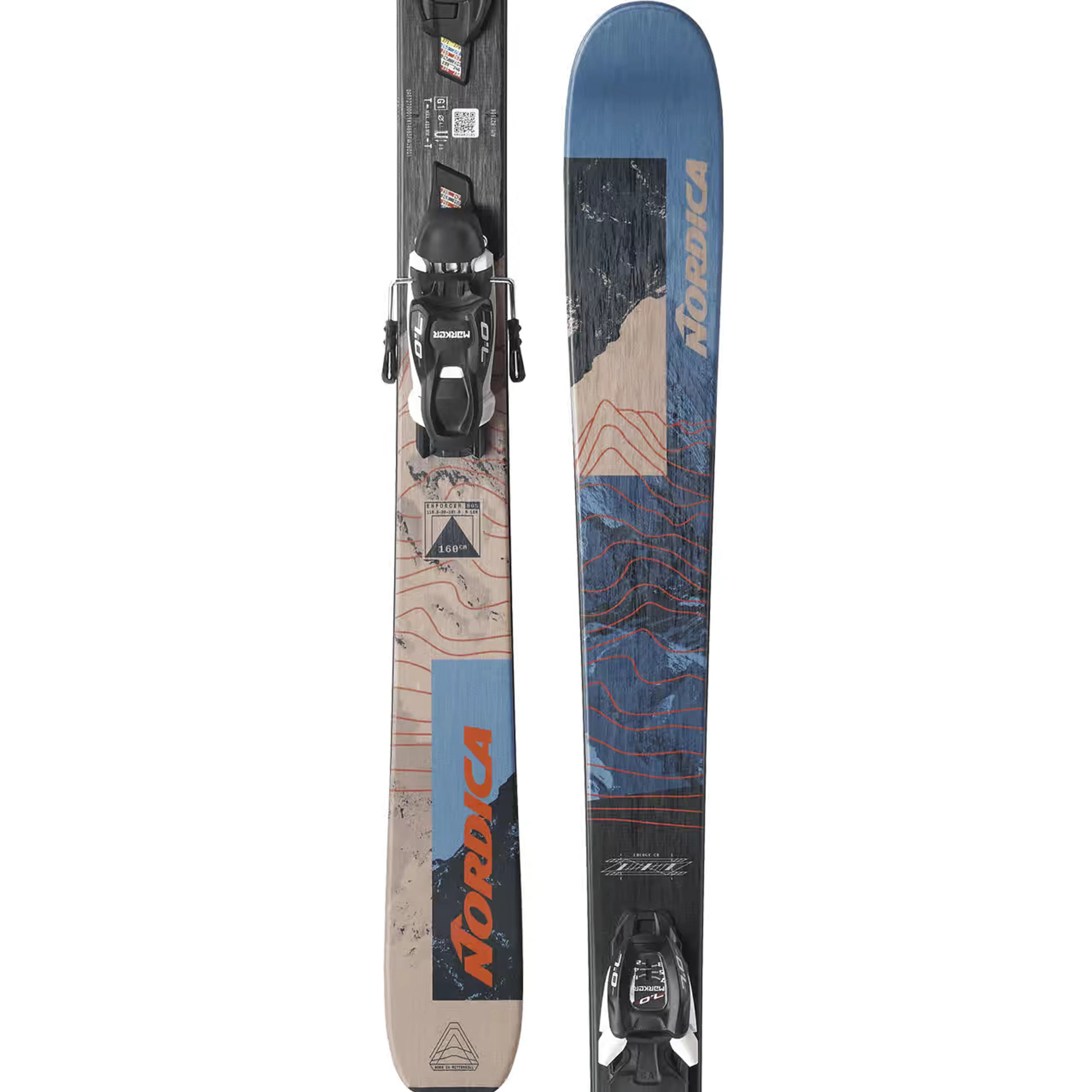 Горные лыжи Nordica Enforcer 80 S FDT + 7.0 GW, детские