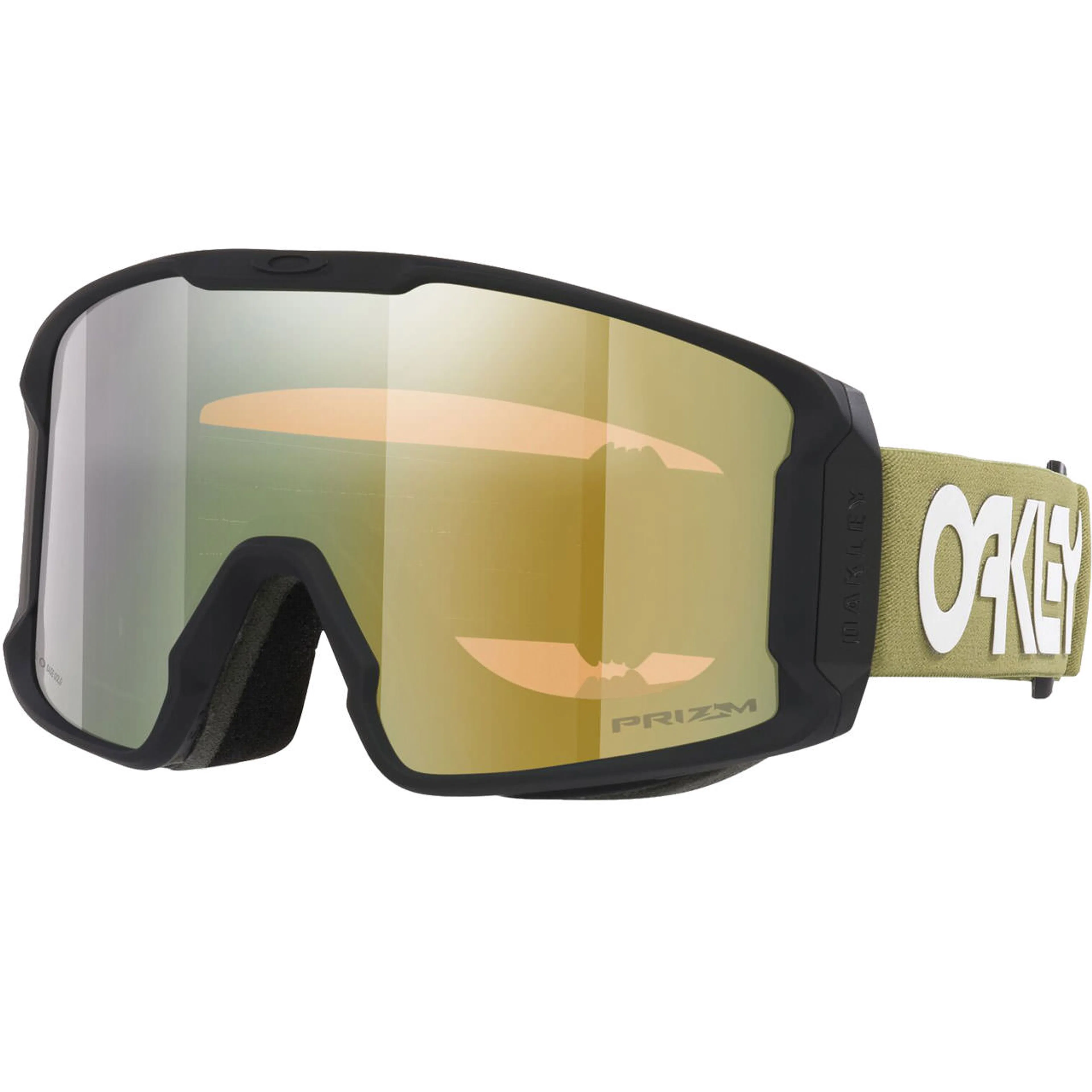 Маска OAKLEY Line Miner M fern B1B Prizm Sage Iridium, золотой