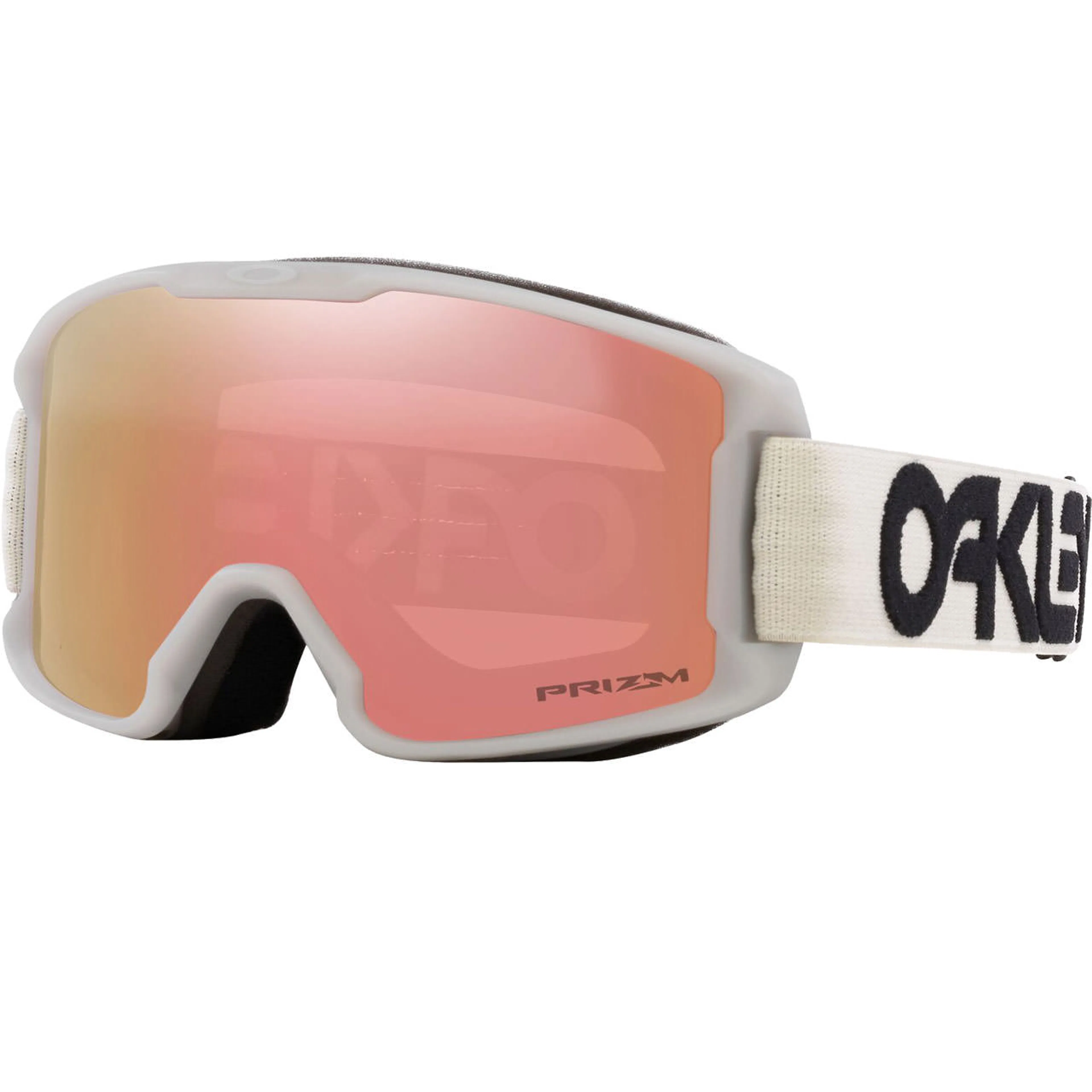 Маска OAKLEY Line Miner S Prizm Rose Iridium, матовый, белый