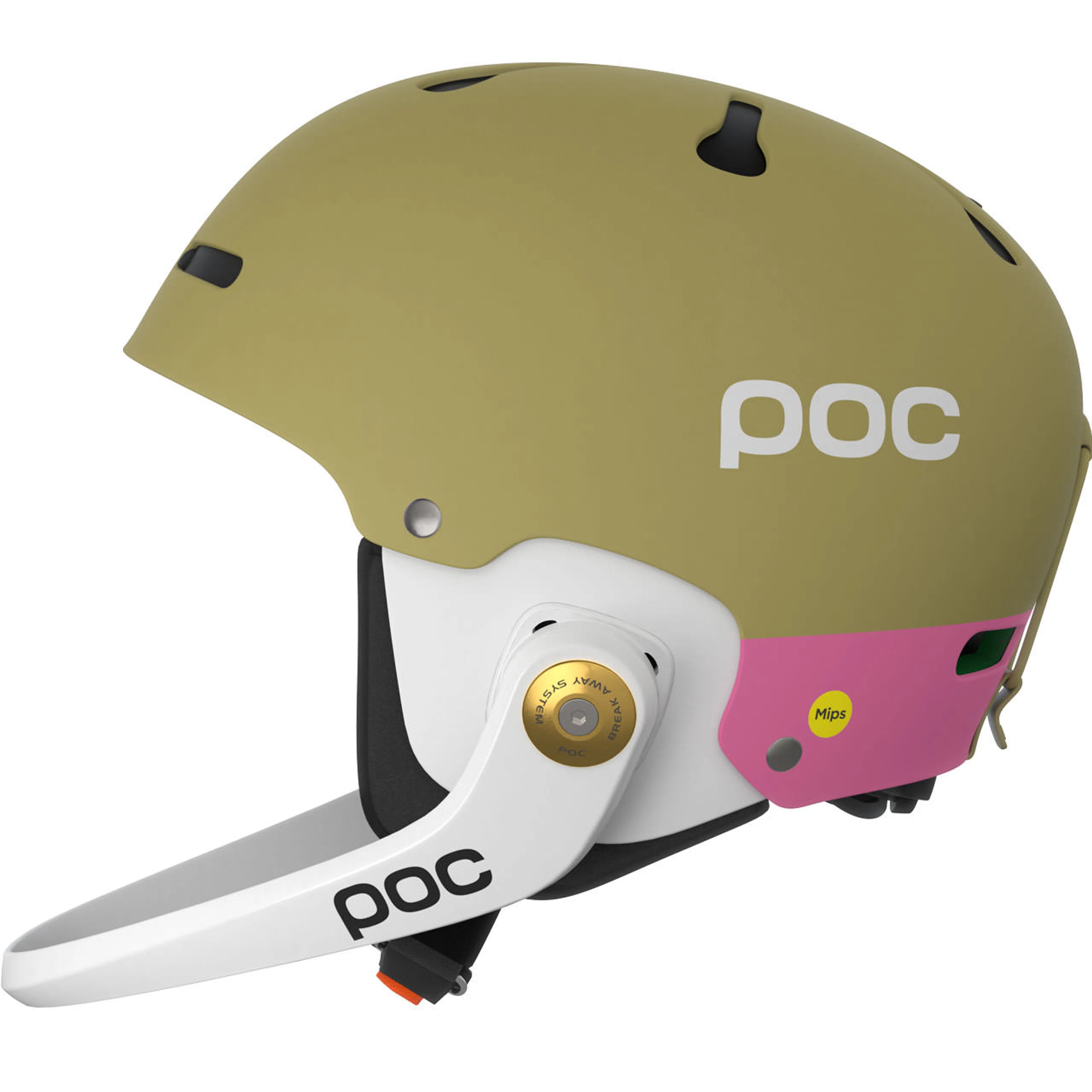 Шлем POC Artic SL Mips olivine thulite, зелёный, матовый