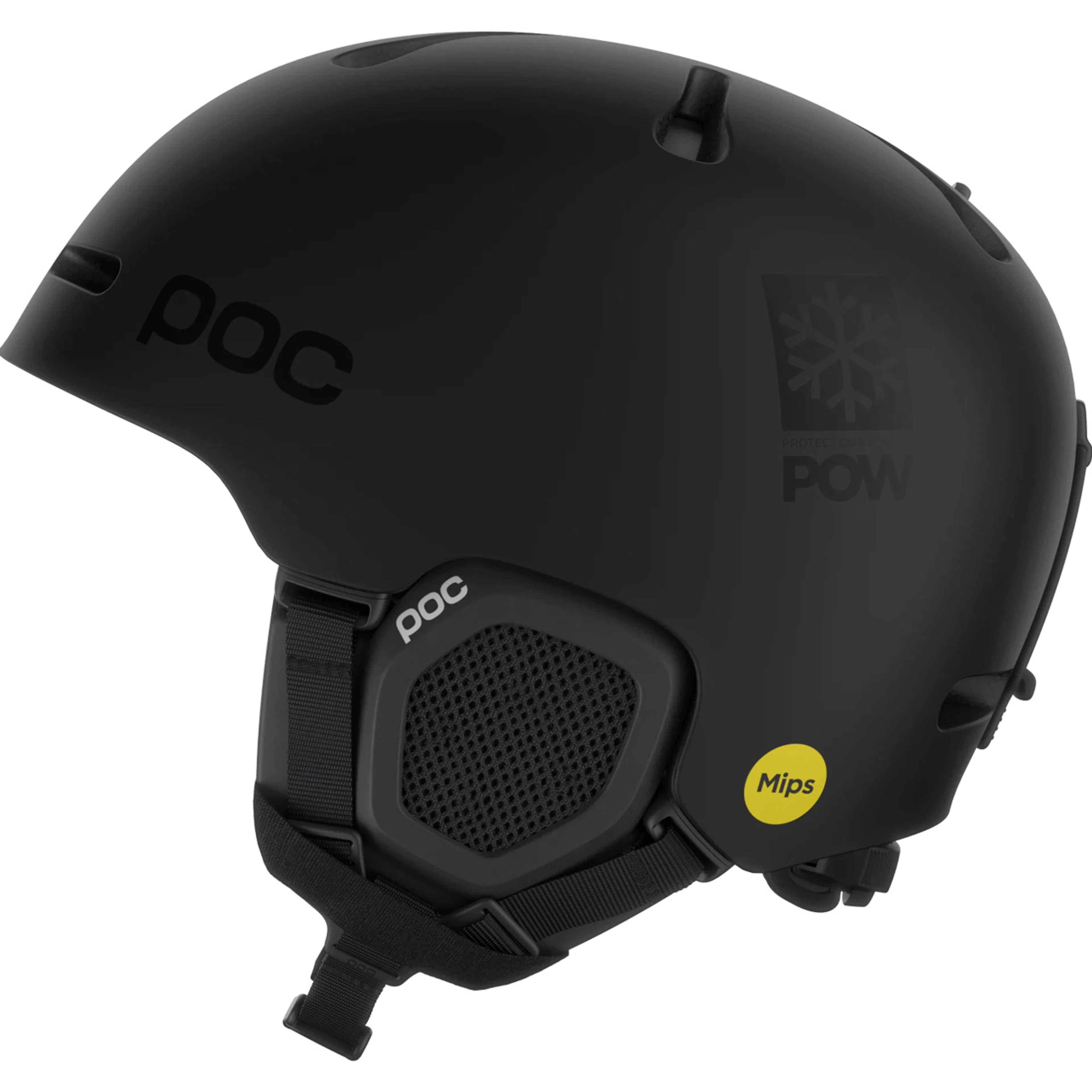 Шлем POC Fornix Mips POW JJ uranium, чёрный