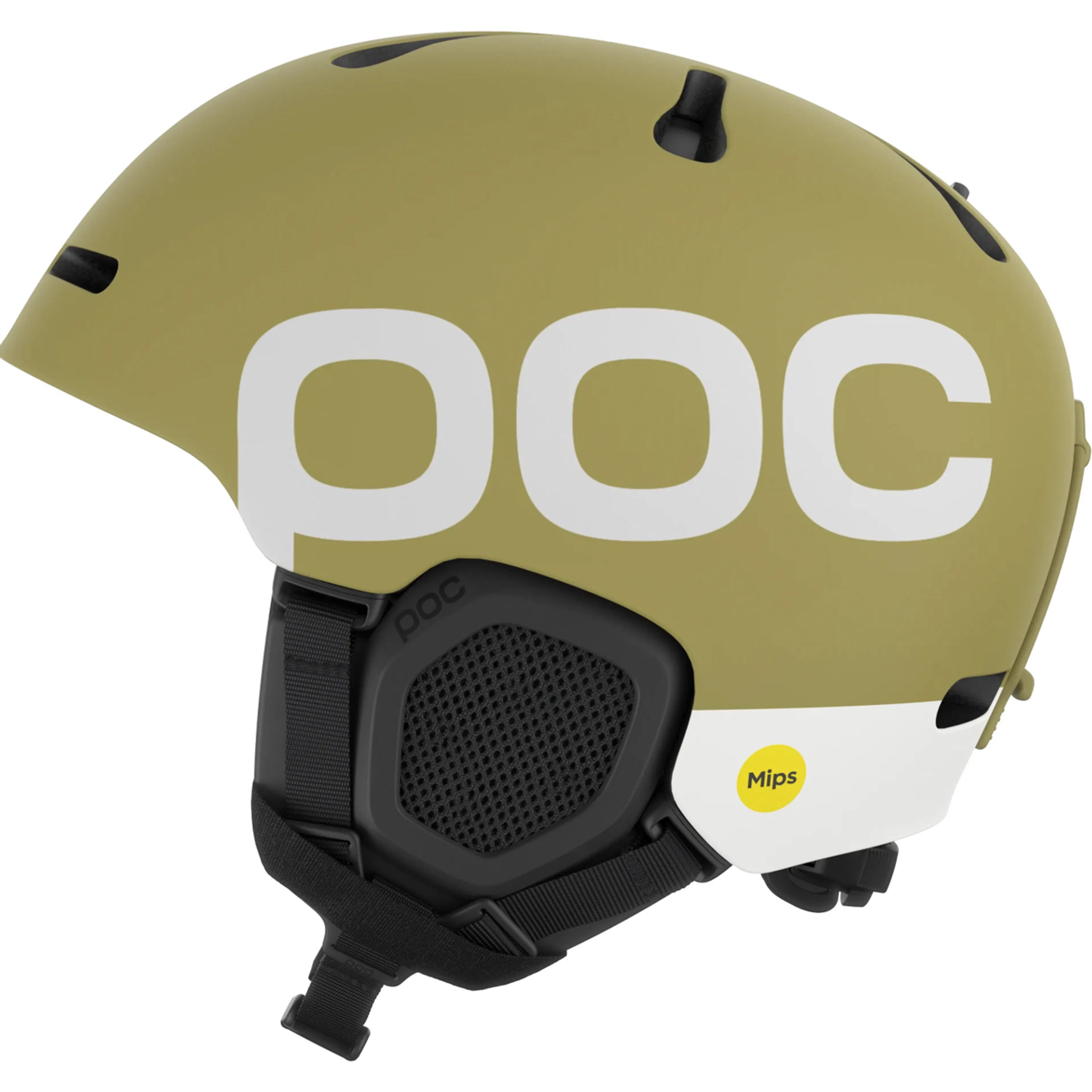 Шлем POC Fornix BC Mips olivine, зелёный, матовый