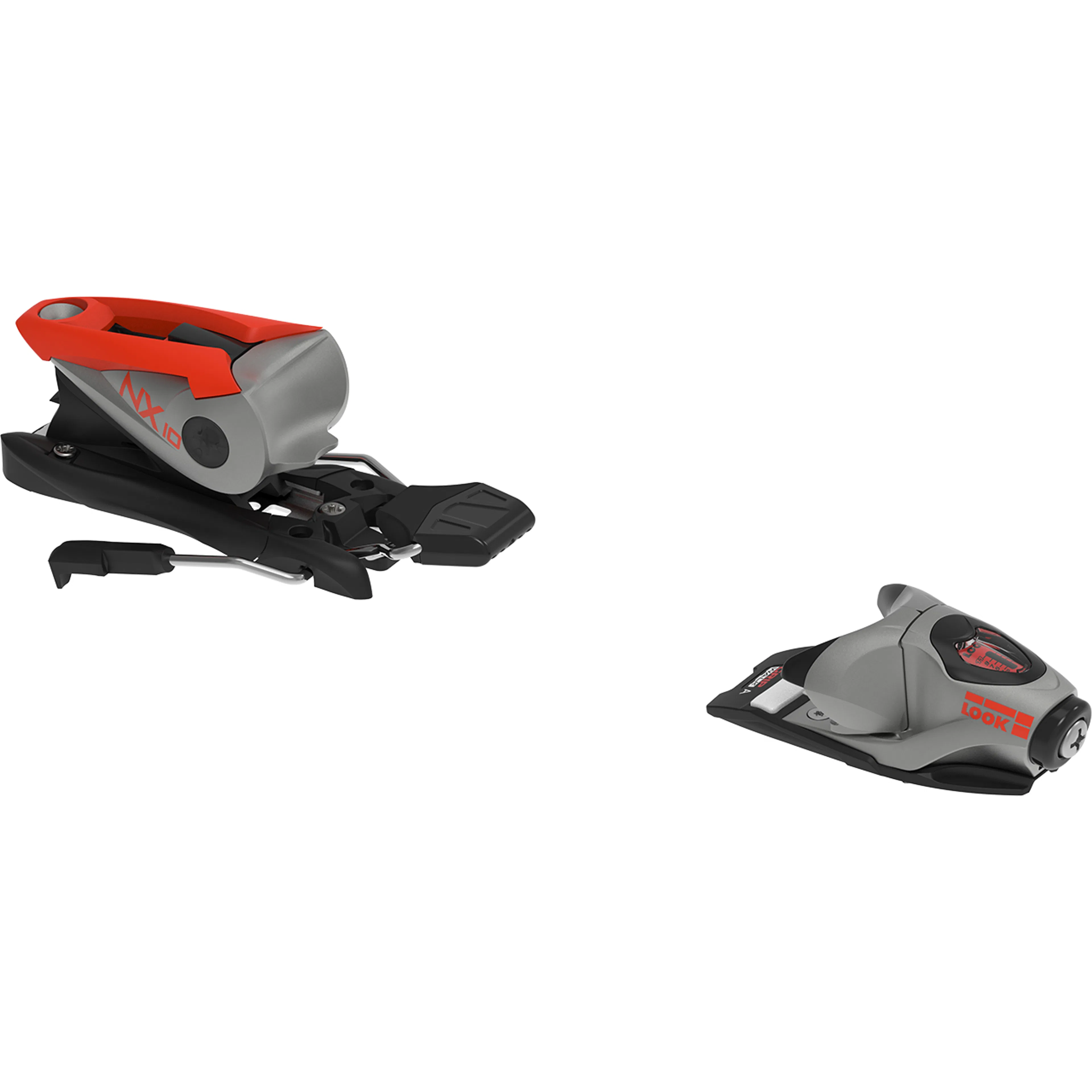 Крепления Rossignol Look NX 10 GW B73 (DIN 3 - 10), серебристый, красный