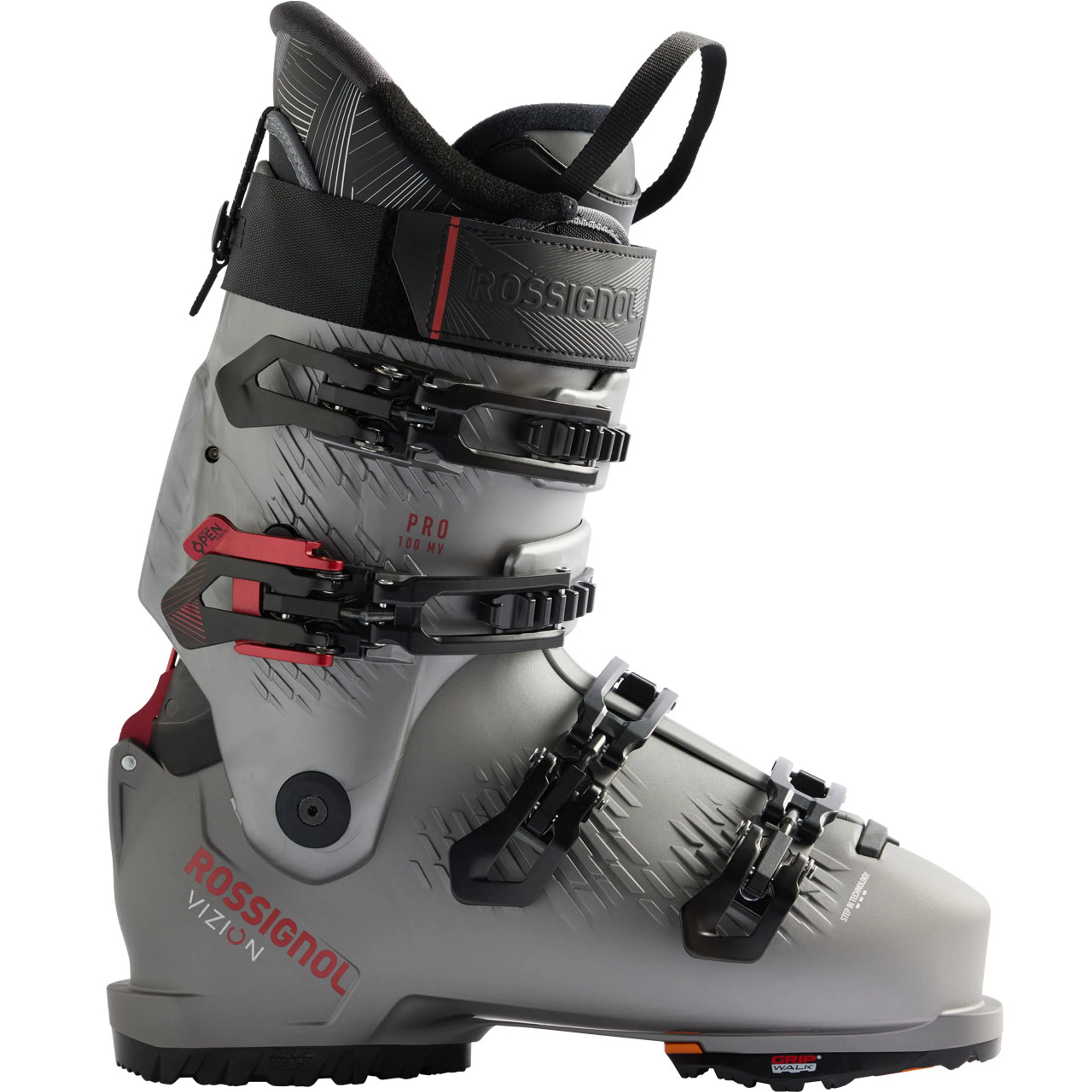 Горнолыжные ботинки Rossignol Vizion 4B Pro 100 MV GW, серебристый, серый