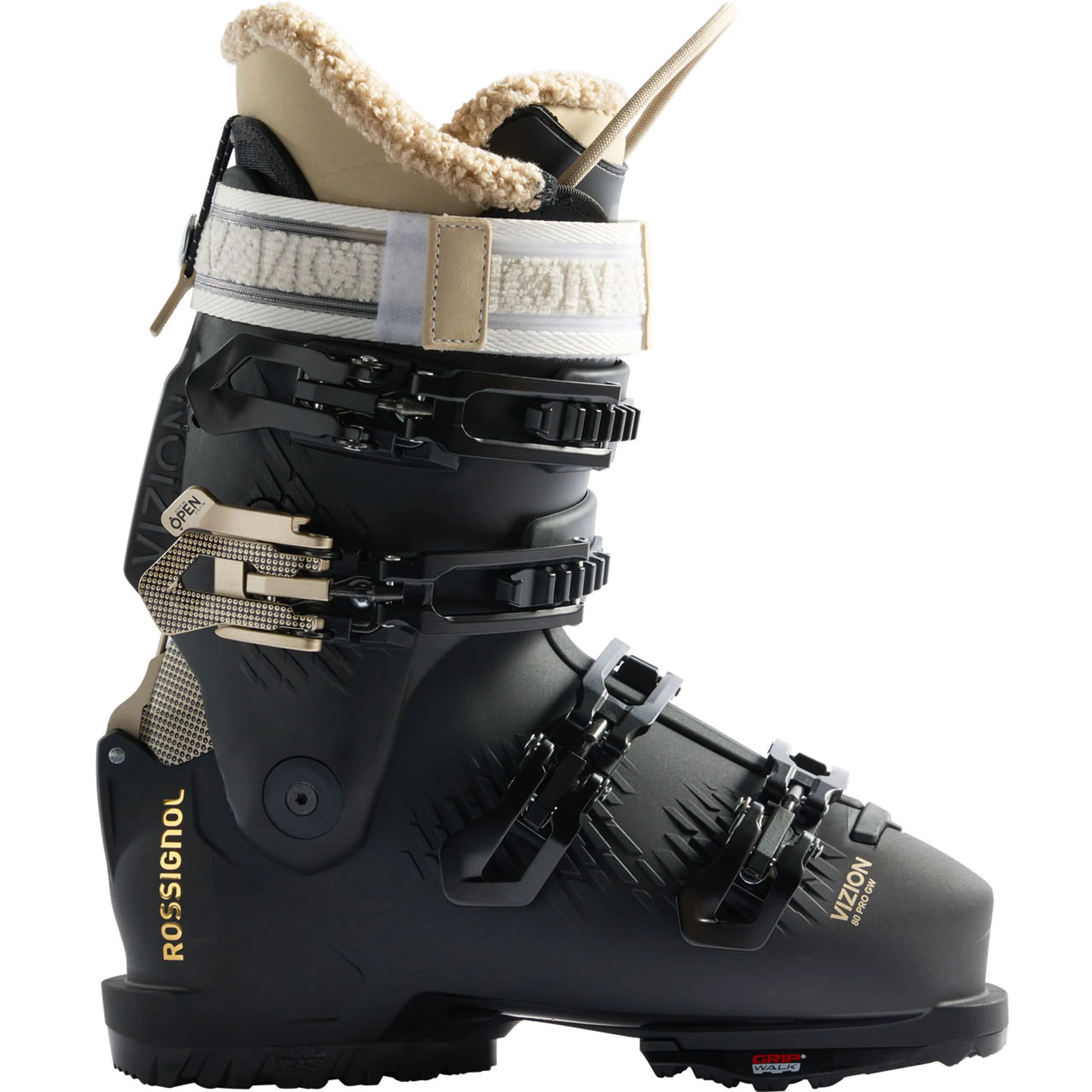 Горнолыжные ботинки Rossignol Vizion 4B Pro 80 W GW, чёрный