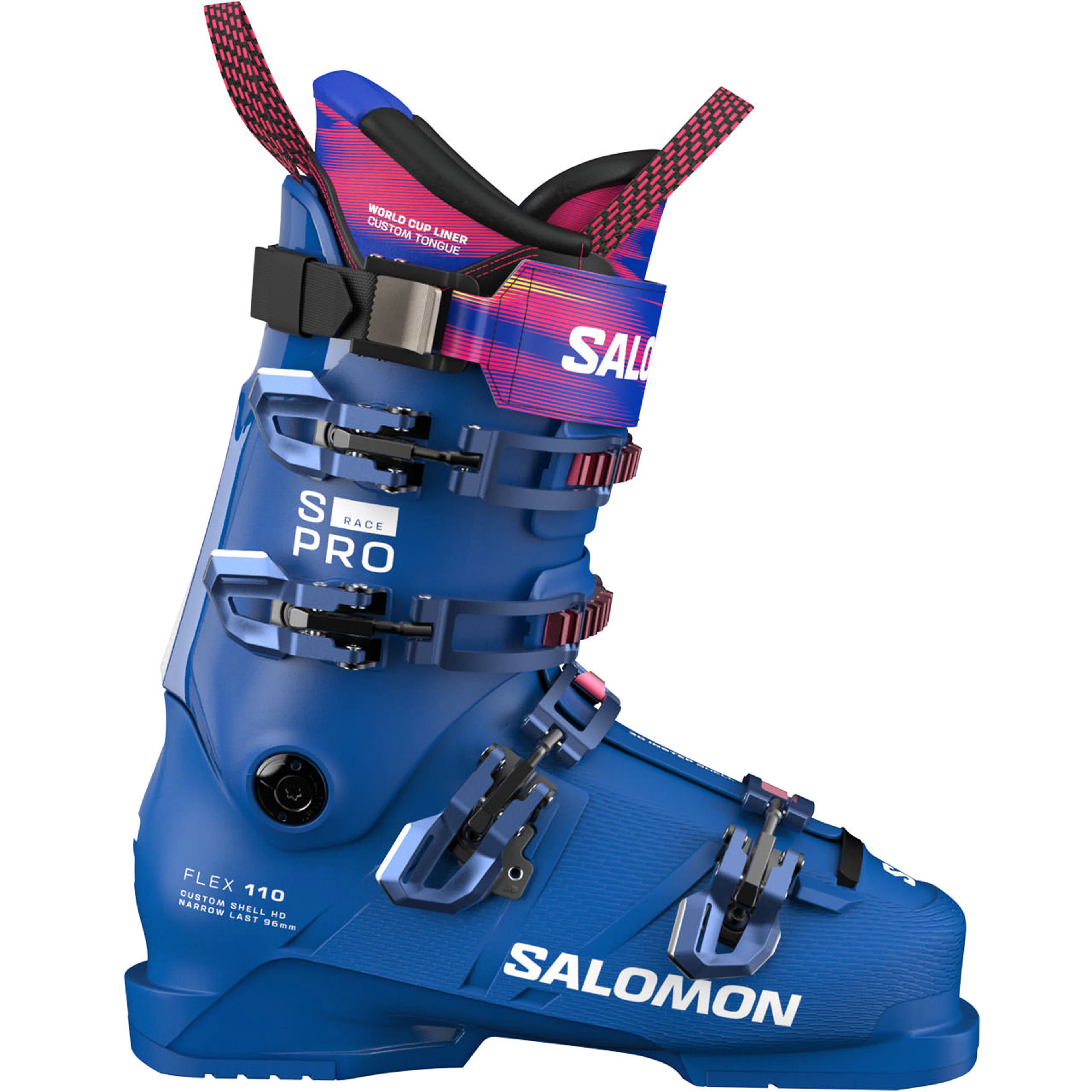 Горнолыжные ботинки Salomon S Pro Race 110 race equipe, синий, белый