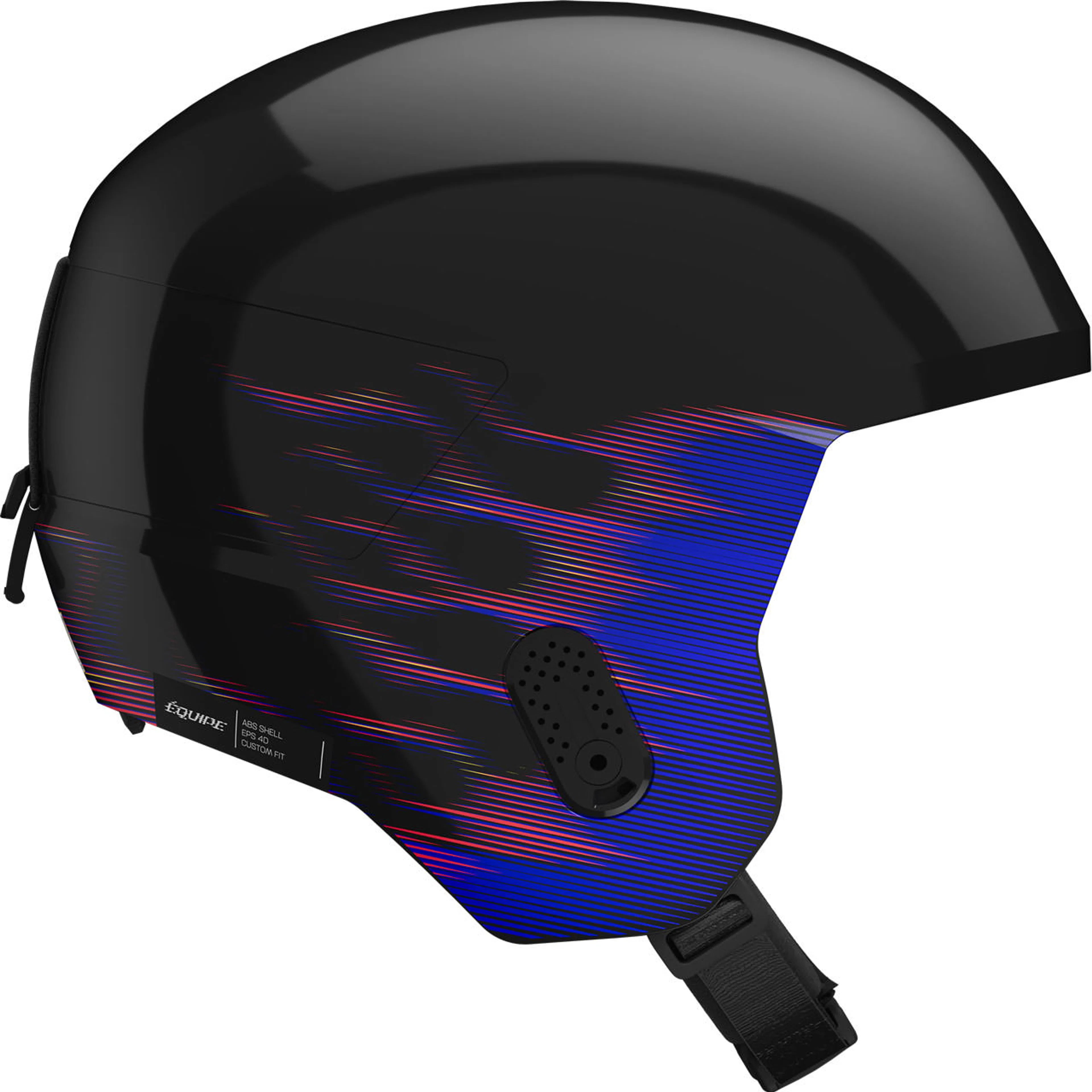 Шлем Salomon Equipe FIS flames, детскый, чёрный
