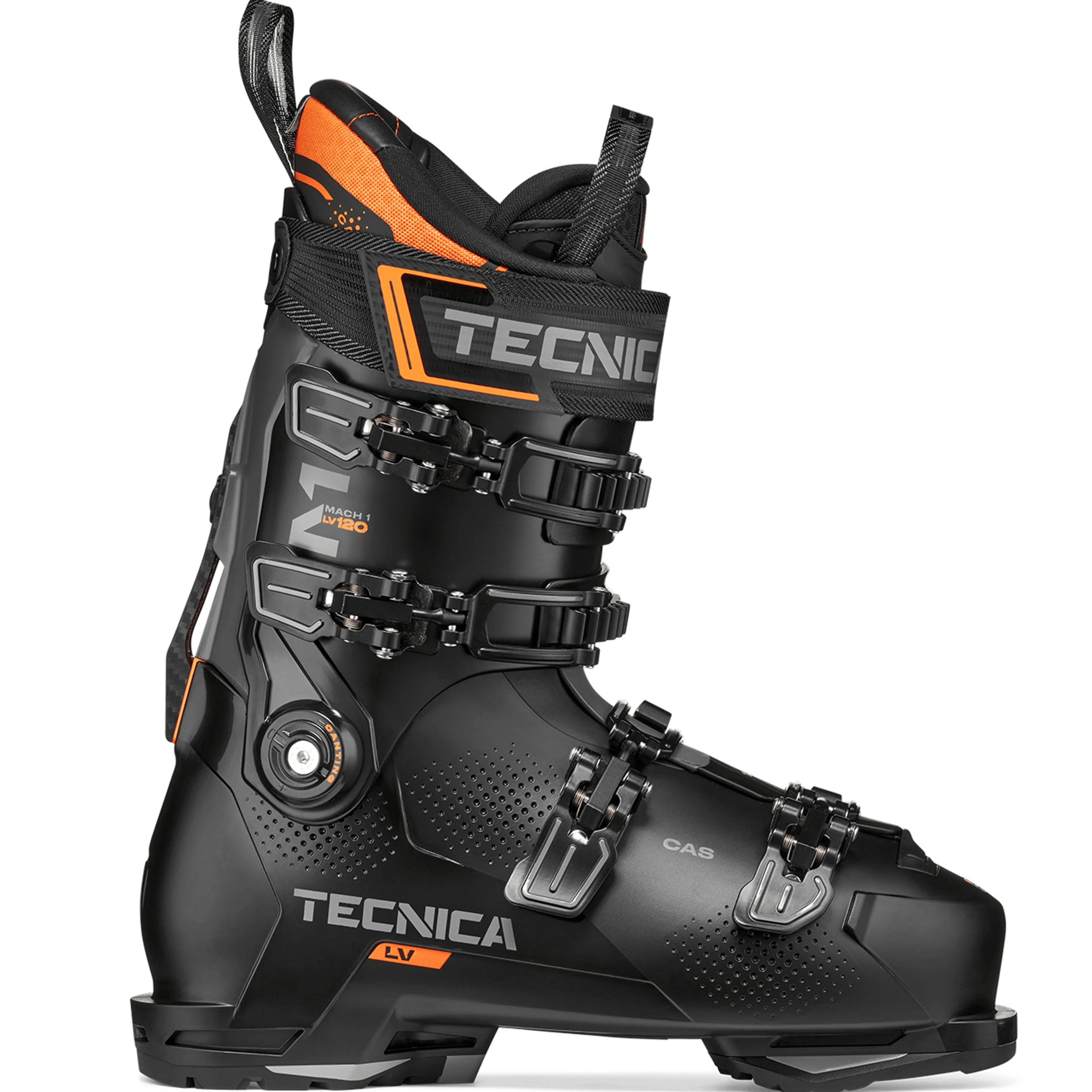 Горнолыжные ботинки Tecnica Mach1 LV 120 TD2 GW, чёрный, оранжевый