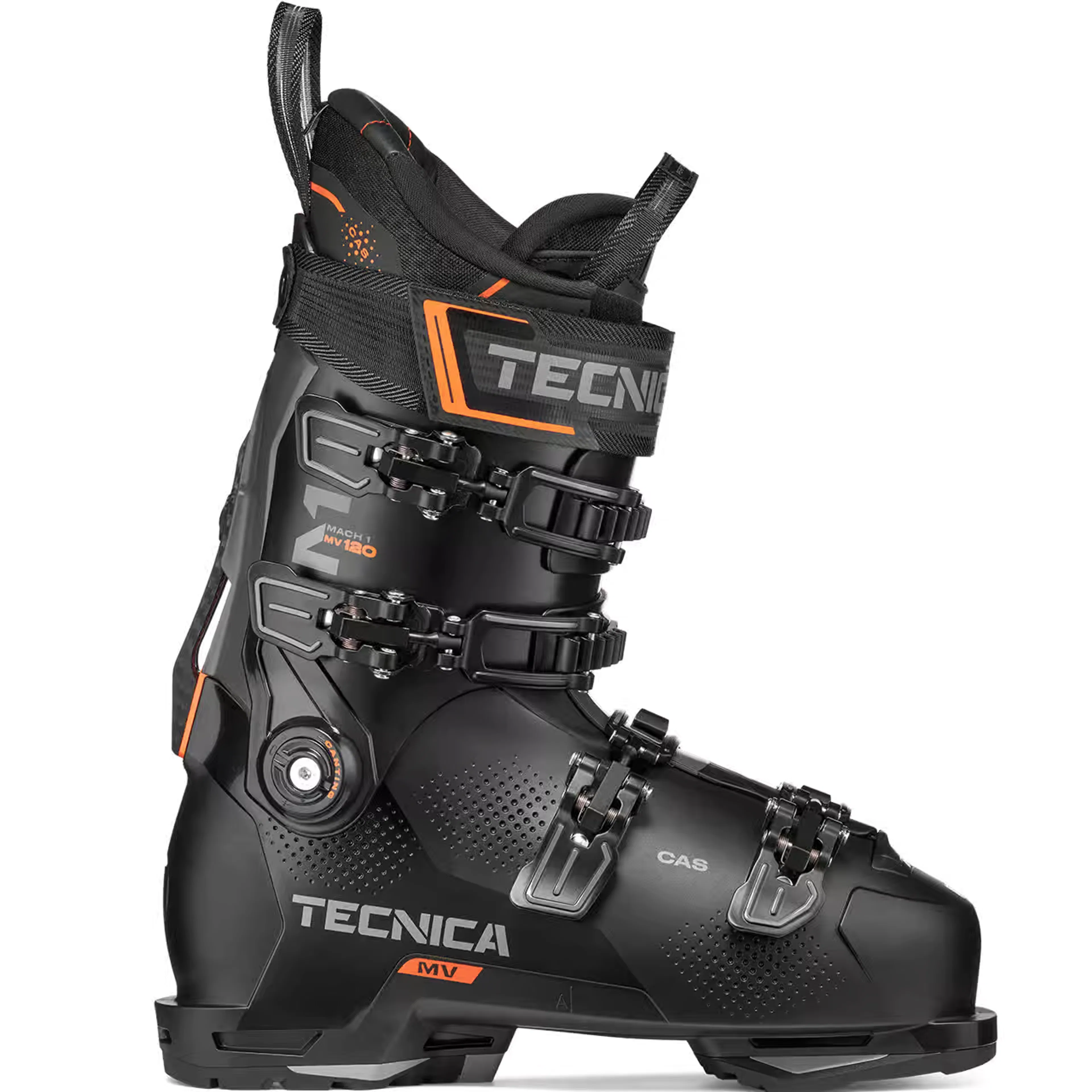 Горнолыжные ботинки Tecnica Mach1 MV 120 TD2 GW, чёрный, оранжевый