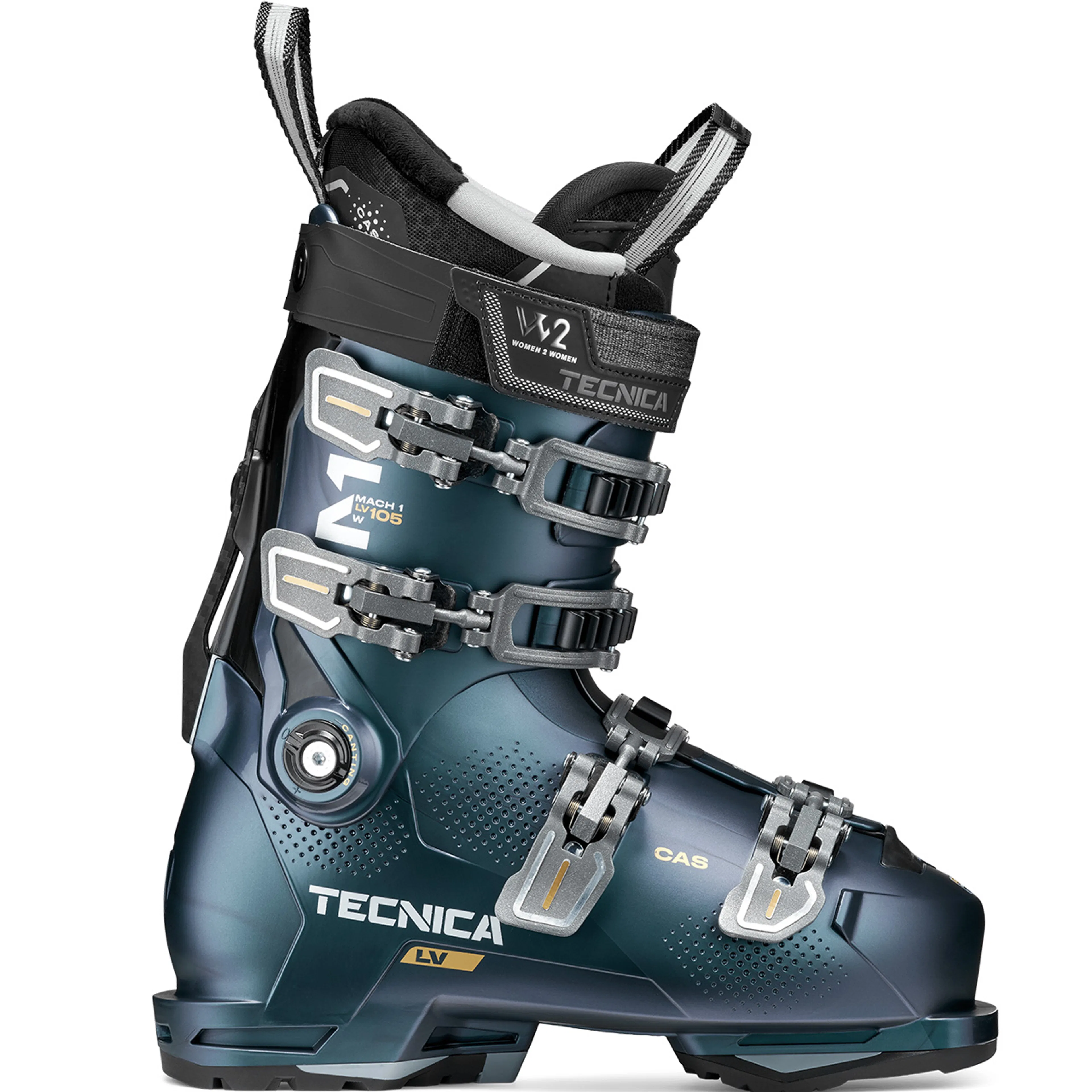 Горнолыжные ботинки Tecnica Mach1 LV 105 W TD2 GW Iridescent, зелёный, золотой