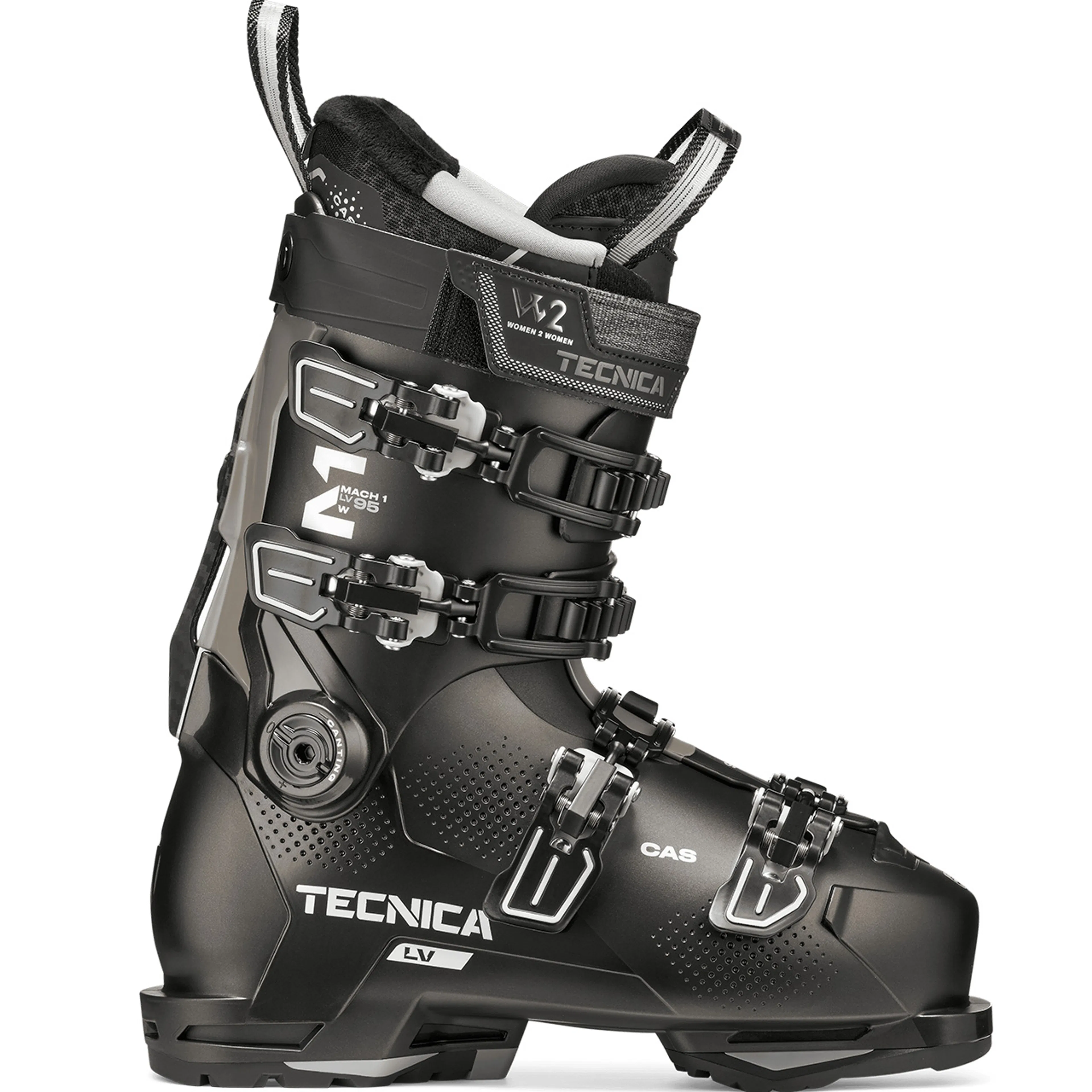 Горнолыжные ботинки Tecnica Mach1 LV 95 W TD2 GW, чёрный, золотой