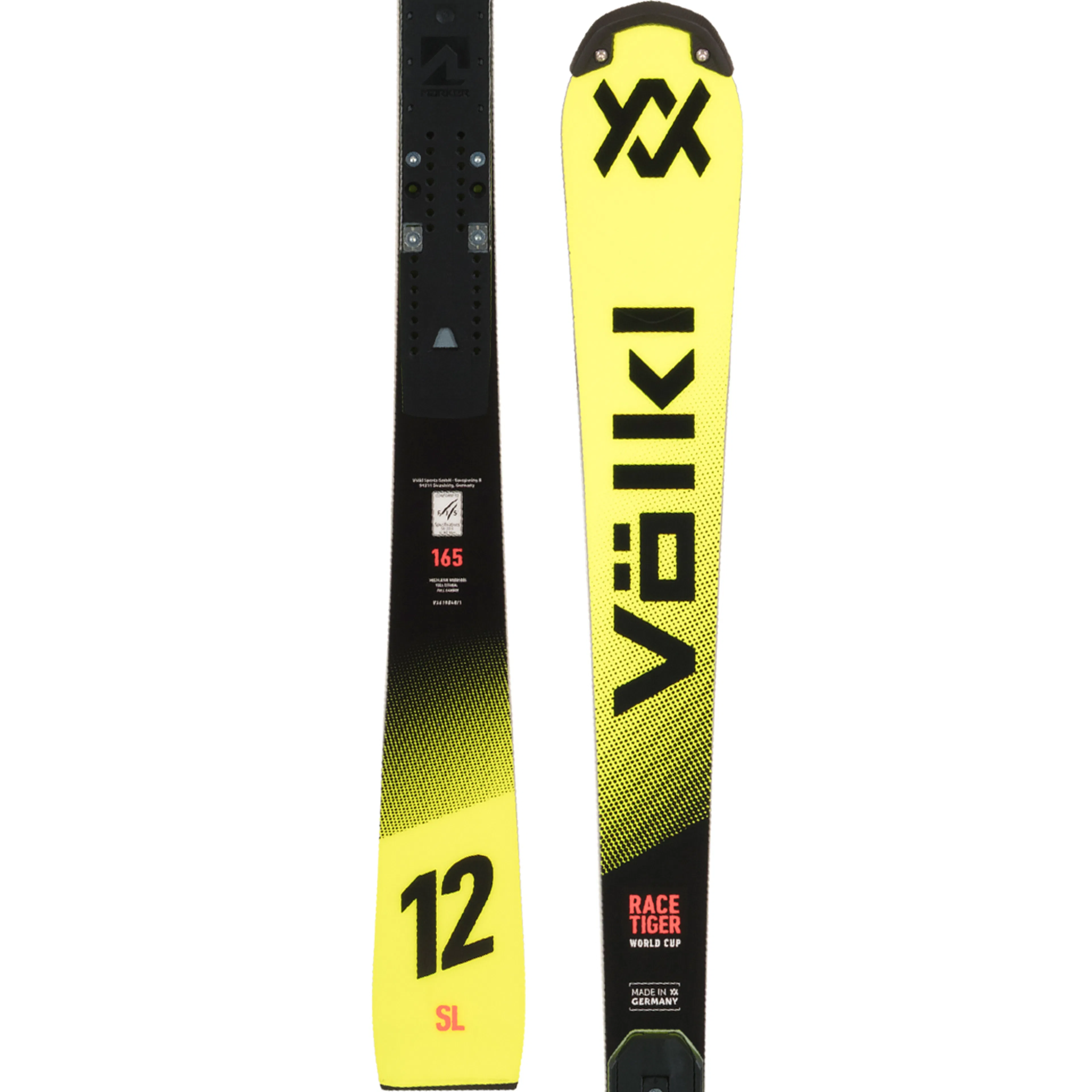 Горные лыжи Völkl Racetiger SL R FIS WC Plate Wmn U16 U14
