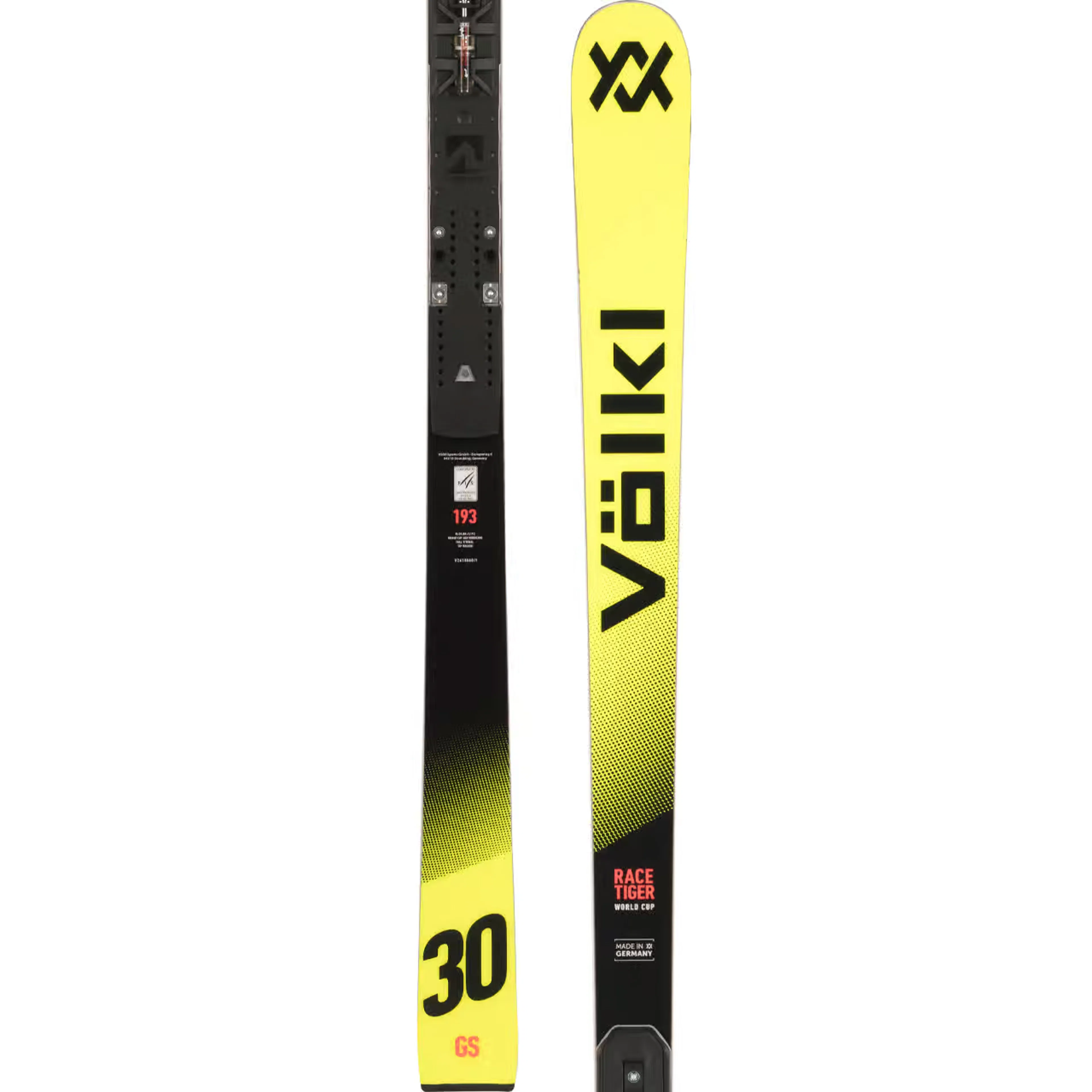 Горные лыжи Völkl Racetiger GS R WC FIS WC Plate Wmn U18, мужские