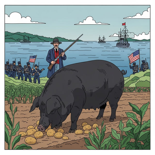 The Pig War: When a Dead Pig Almost Started a War Between America and Britain