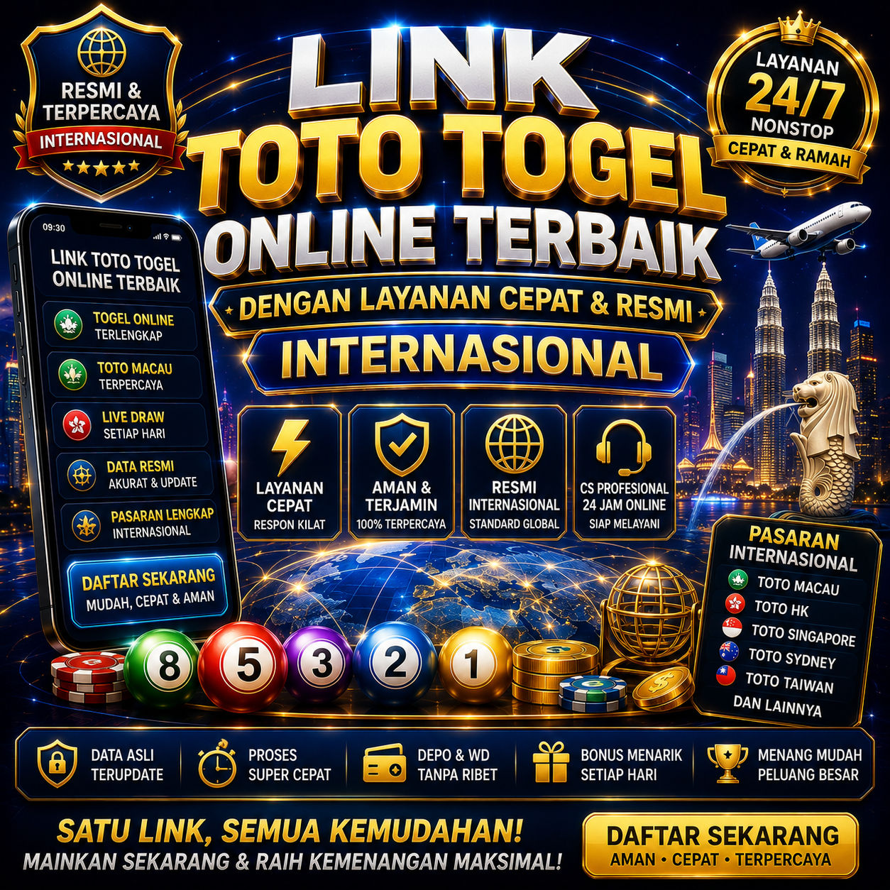 RAJABOTAK | Link Toto Togel Online Terbaik dengan Layanan Cepat dan Resmi Internasional