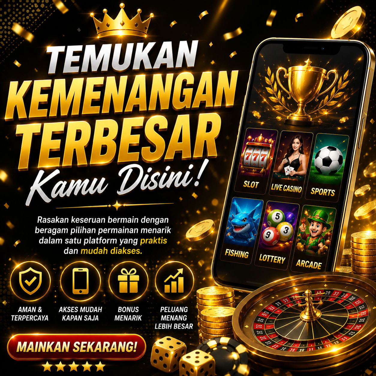 BOSKU33 X DEWAKUDA| Temukan Kemenangan Terbesar Kamu Disini!