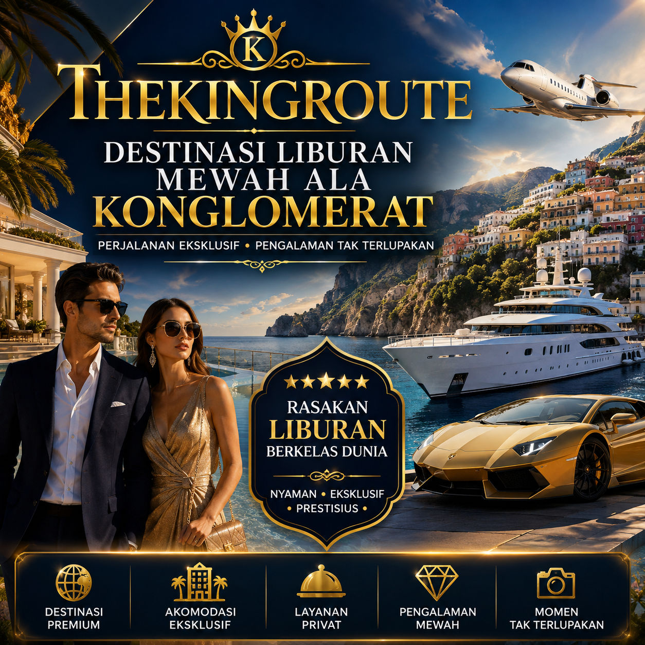 MERPATI178: Thekingroute Destinasi Liburan Mewah Ala Konglomerat!