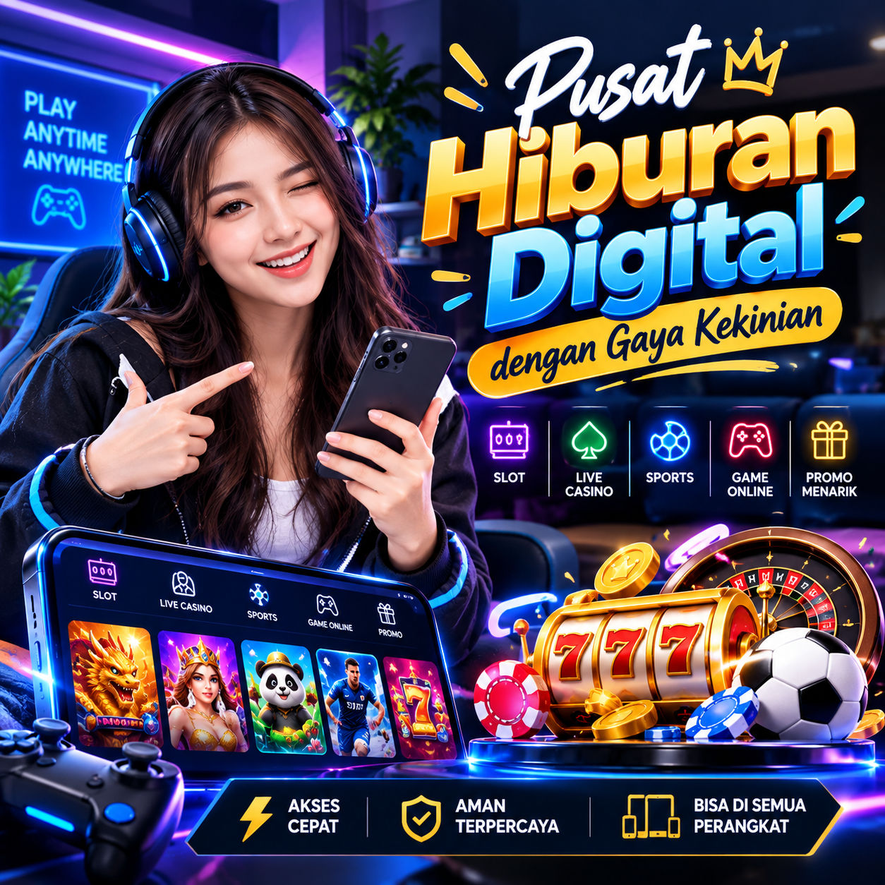 JAGOLEDAK- Pusat Hiburan Digital dengan Gaya Kekinian