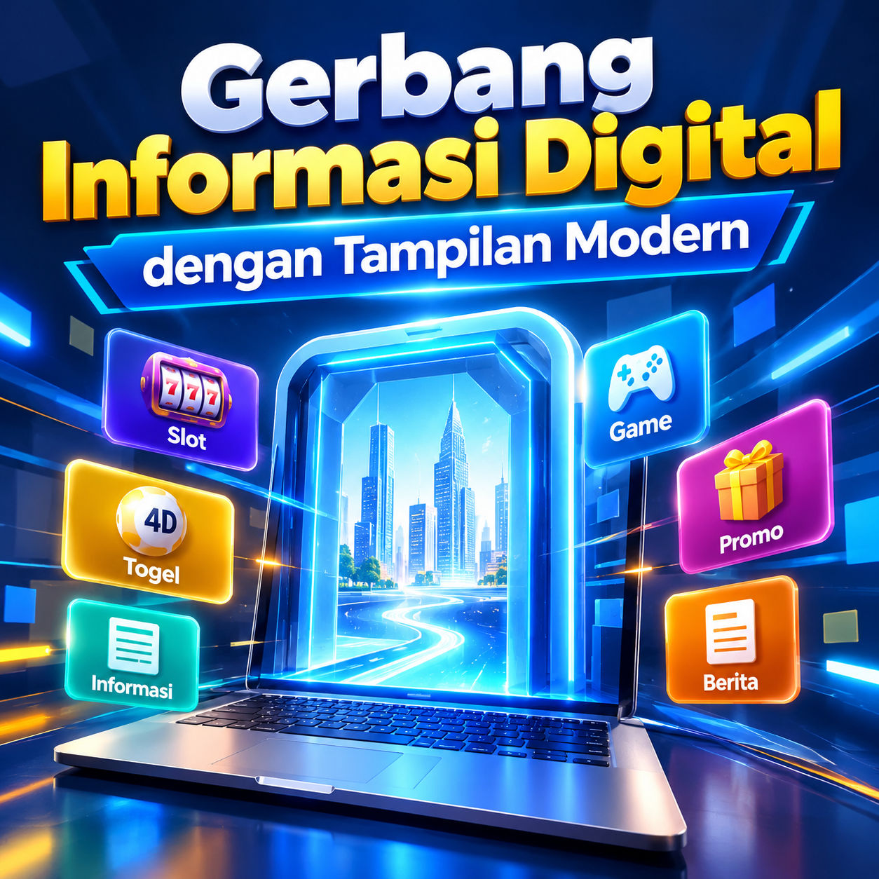 ARENA212: Gerbang Informasi ARENA 212 Digital dengan Tampilan Modern