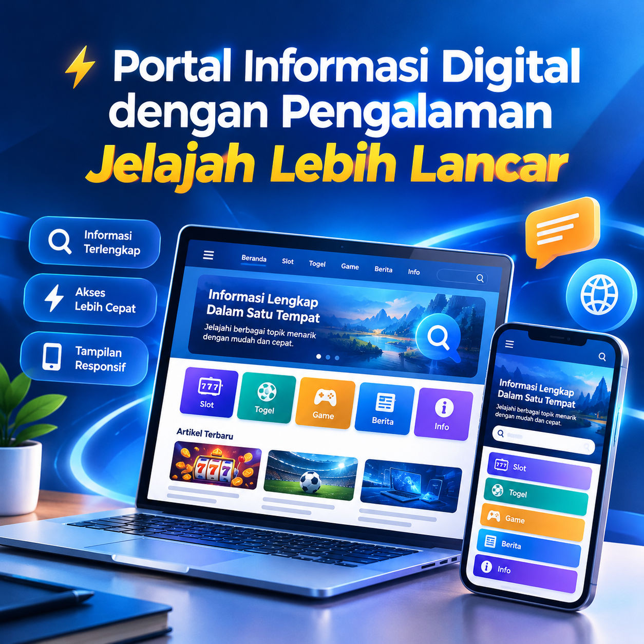 NAGAPETIR ⚡︎ Portal Informasi Digital dengan NAGA PETIR Pengalaman Jelajah Lebih Lancar