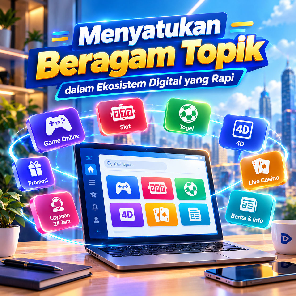 DAMAI86: Menyatukan Beragam Topik dalam Ekosistem Digital yang Rapi
