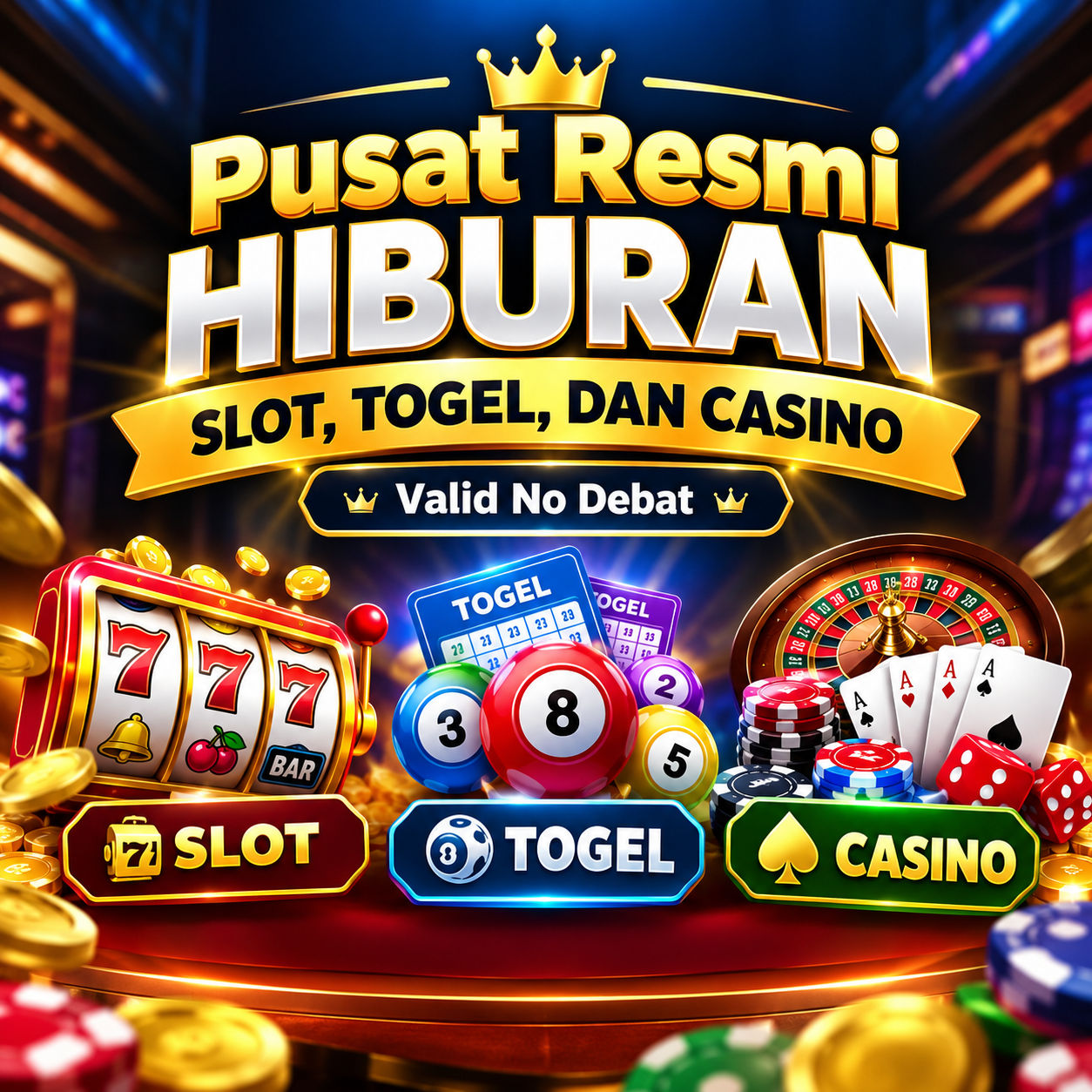 PUSPA4D: Pusat Resmi Hiburan Slot, Togel, dan Casino Valid No Debat