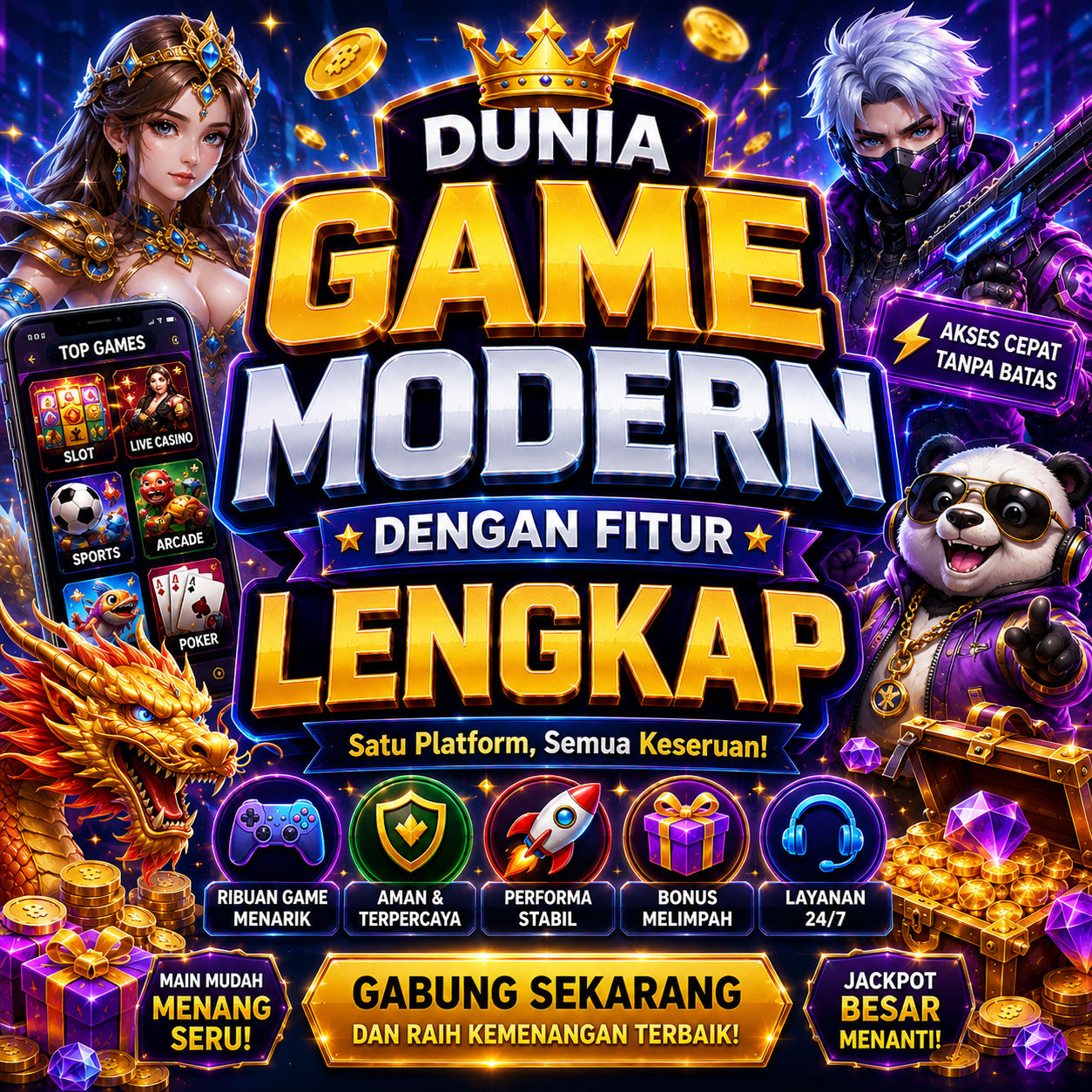 JAWA138 → Dunia Game Modern dengan Fitur Lengkap image 1