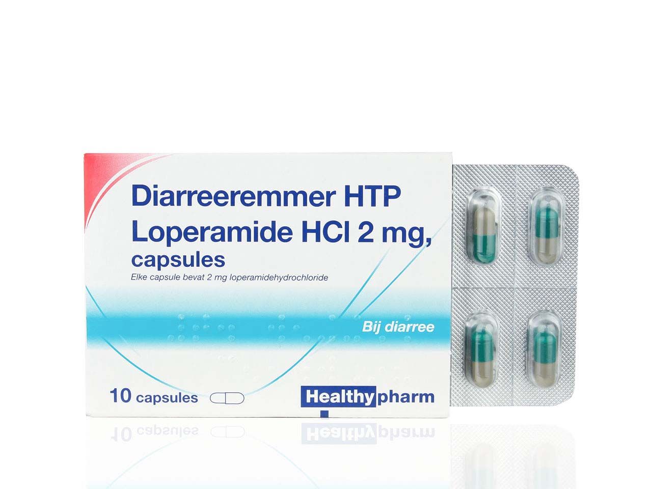 Htp | Loperamide Diarreeremmer 2Mg | 10 Capsules | Efarma