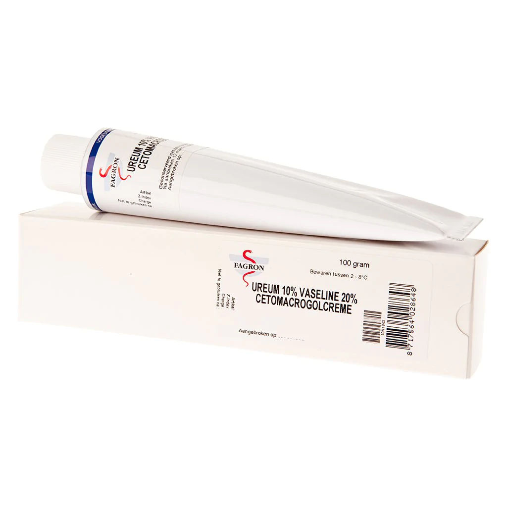 Cetomacrogolcreme 10% Ureum 20% Vaseline Fagron 100g Cetomacrogolcreme 10% Ureum 20% Vaseline Fagron 100G