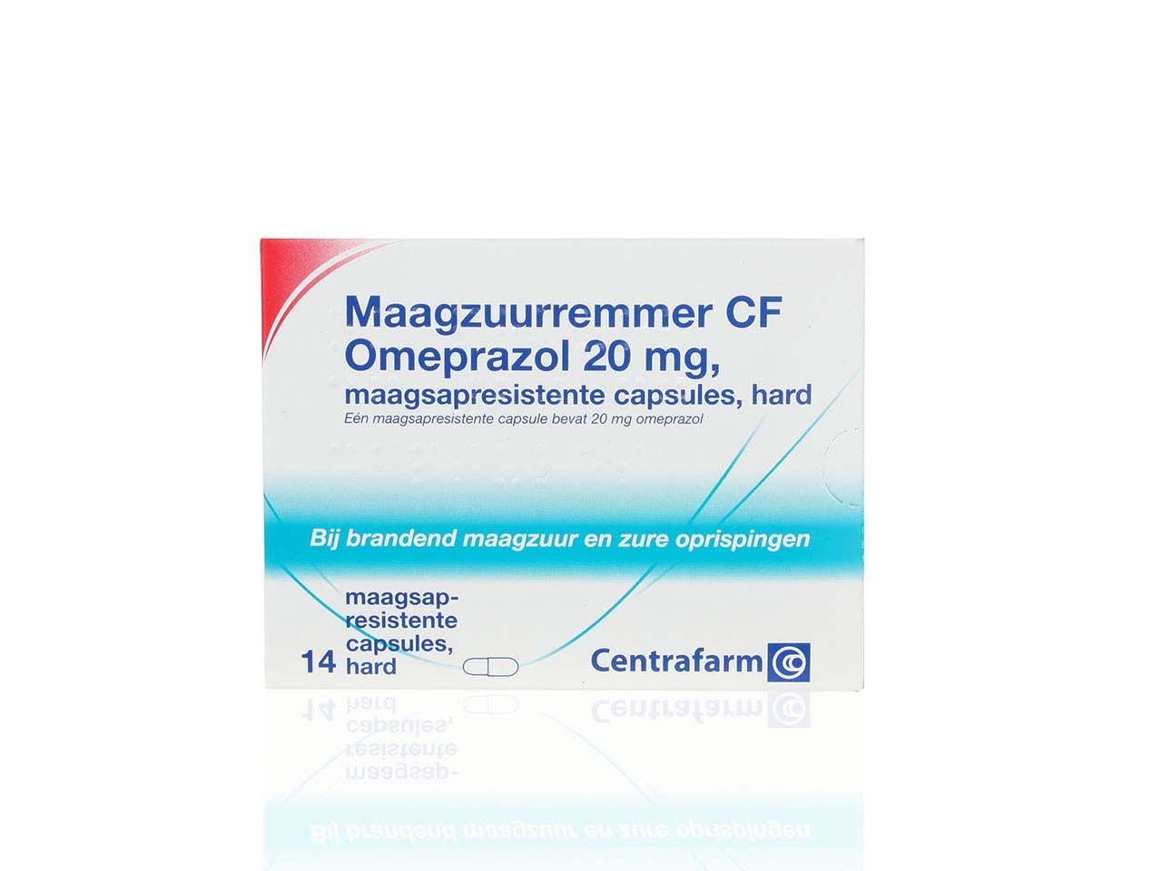 Maagzuurremmer Omeprazol Cf Capsule Msr 20mg 14st Maagzuurremmer Omeprazol Cf Capsule Msr 20Mg 14St