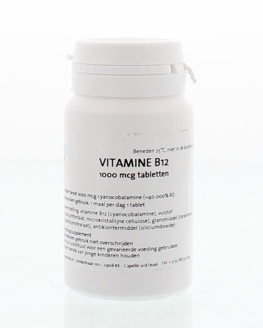Slordig beton Aardrijkskunde Vitamine B12 Tablet 1000mcg Fagron