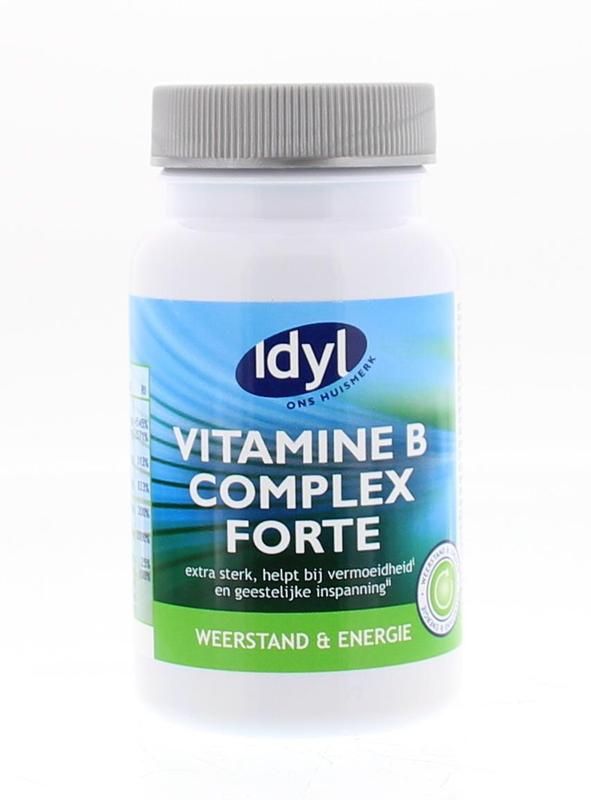 Bekwaam Ik denk dat ik ziek ben slachtoffers Idyl Vitamine B Complex Forte Tablet