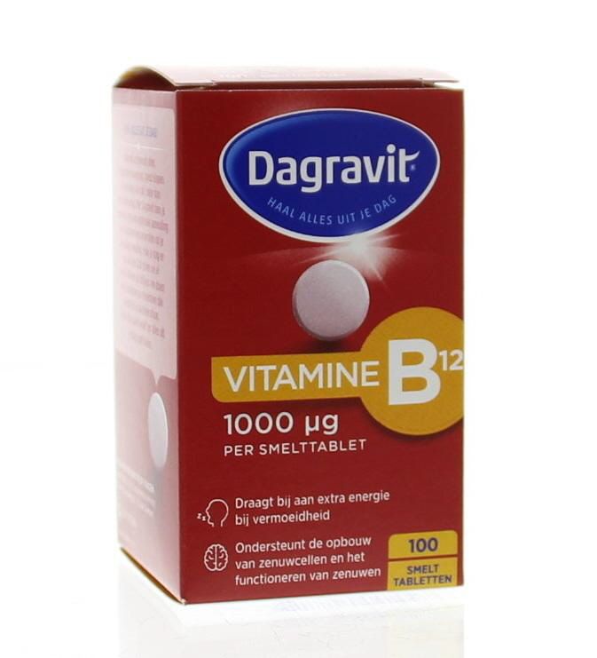 behandeling tiran Storing Dagravit Vitamine B12 Smelttablet 1000mcg