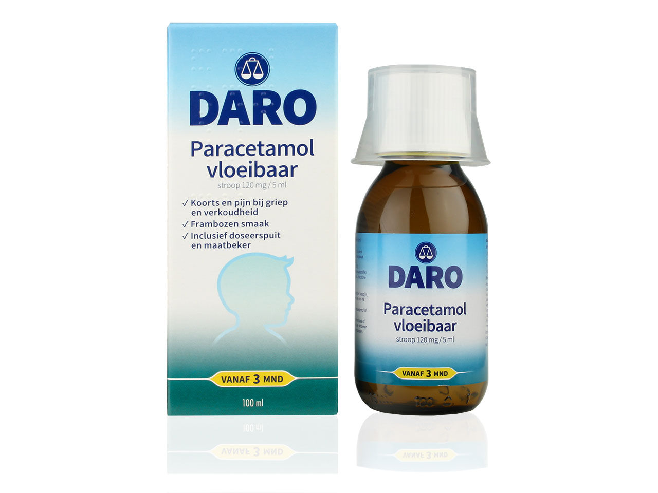 personeelszaken spek aanpassen Daro Vloeibare Paracetamol Voor Kinderen, 120 mg/5 ml, Stroop